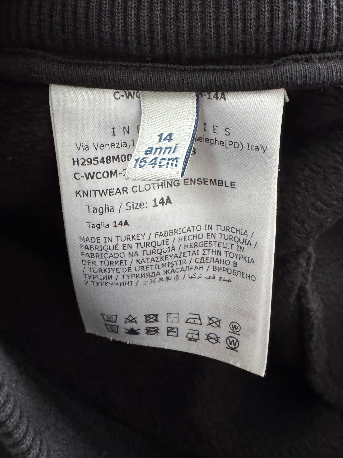 Moncler X Spiderman Black Cotton Jersey Tracksuit - Age 14 (18.5'' ptp)