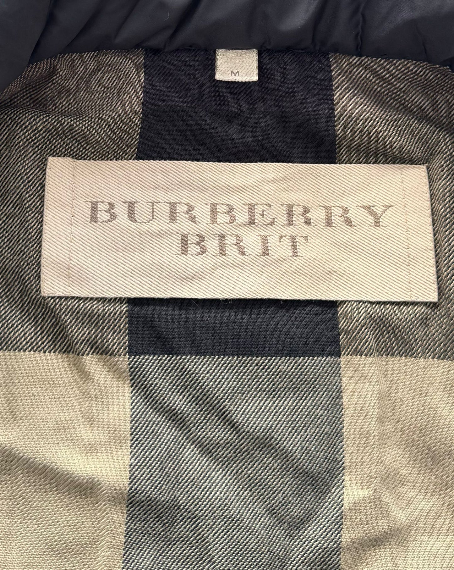 Burberry Black Quilted Gilet - Size Medium - 20” PTP