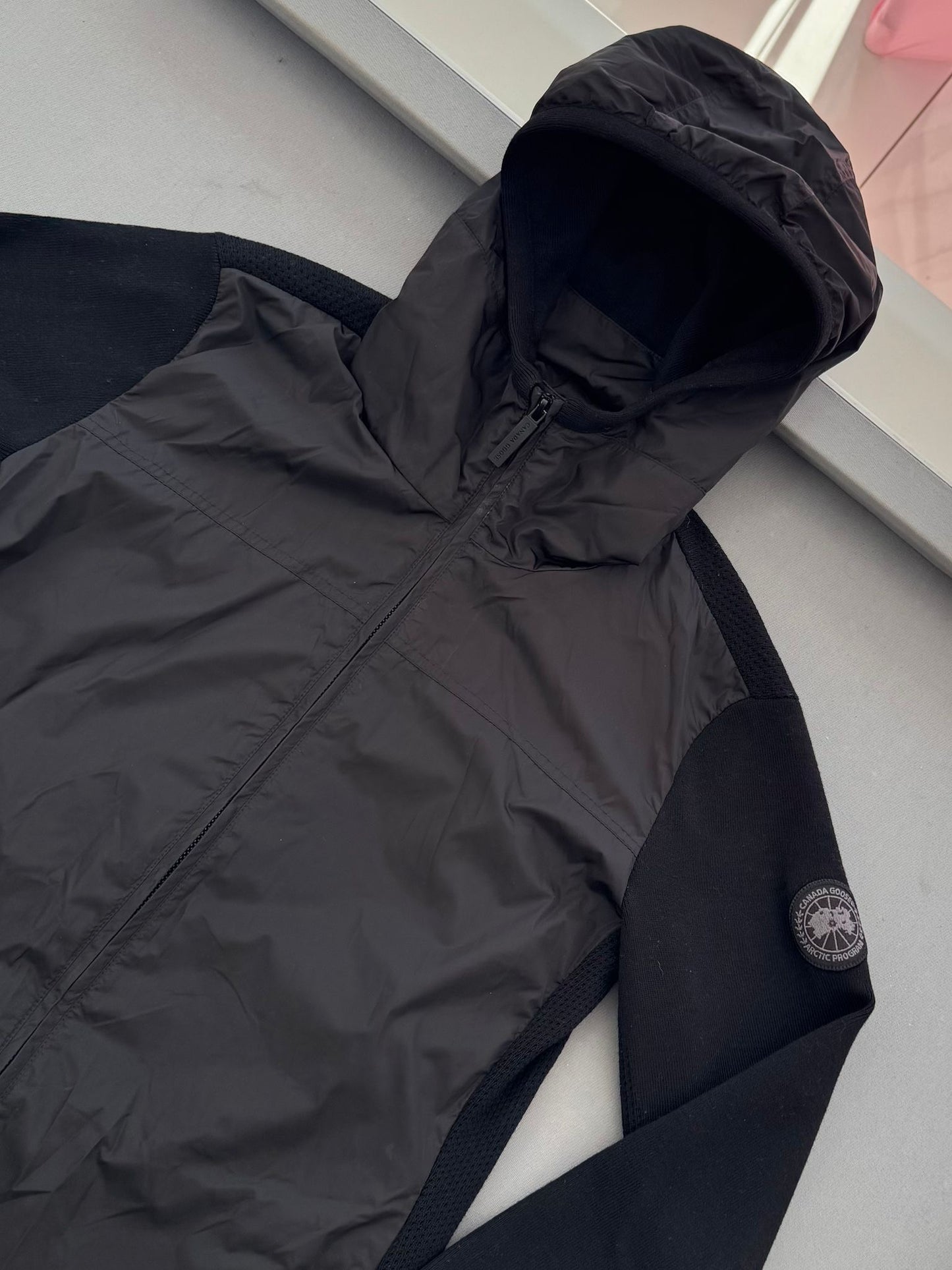 Canada Goose Windbridge Hooded Longline Cardigan - Size: Small (19''ptp) Fits UK10/12