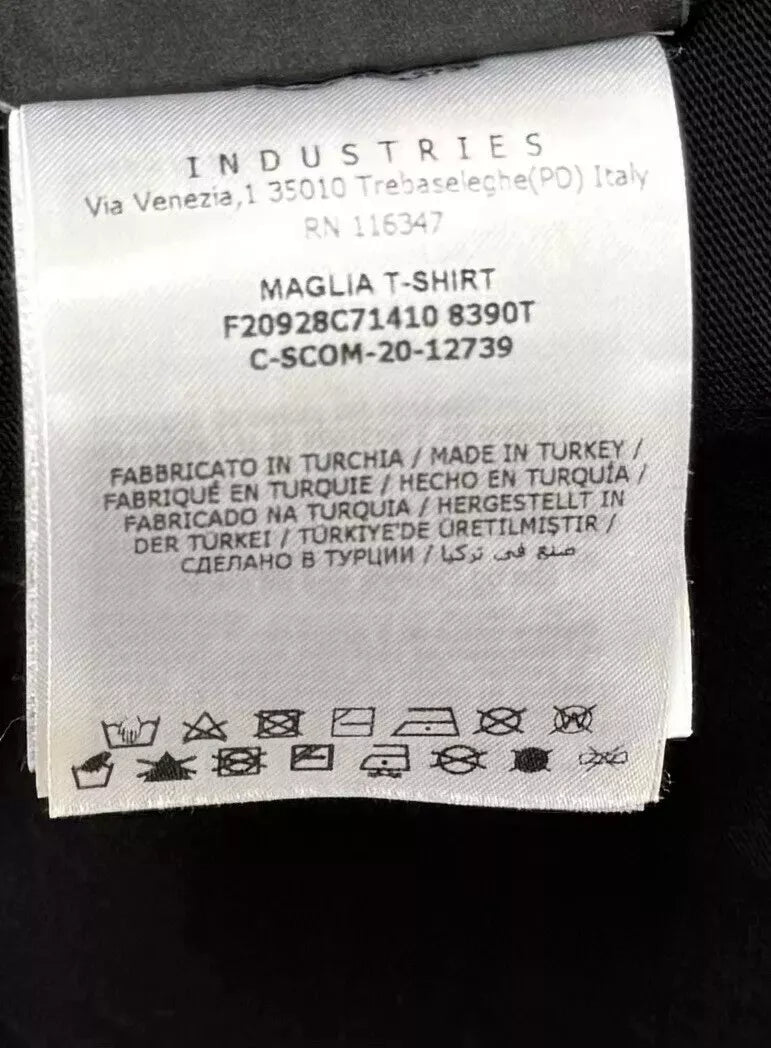 Moncler Genius 2 Black 1952 Logo T Shirt - Small(19.5” PTP)