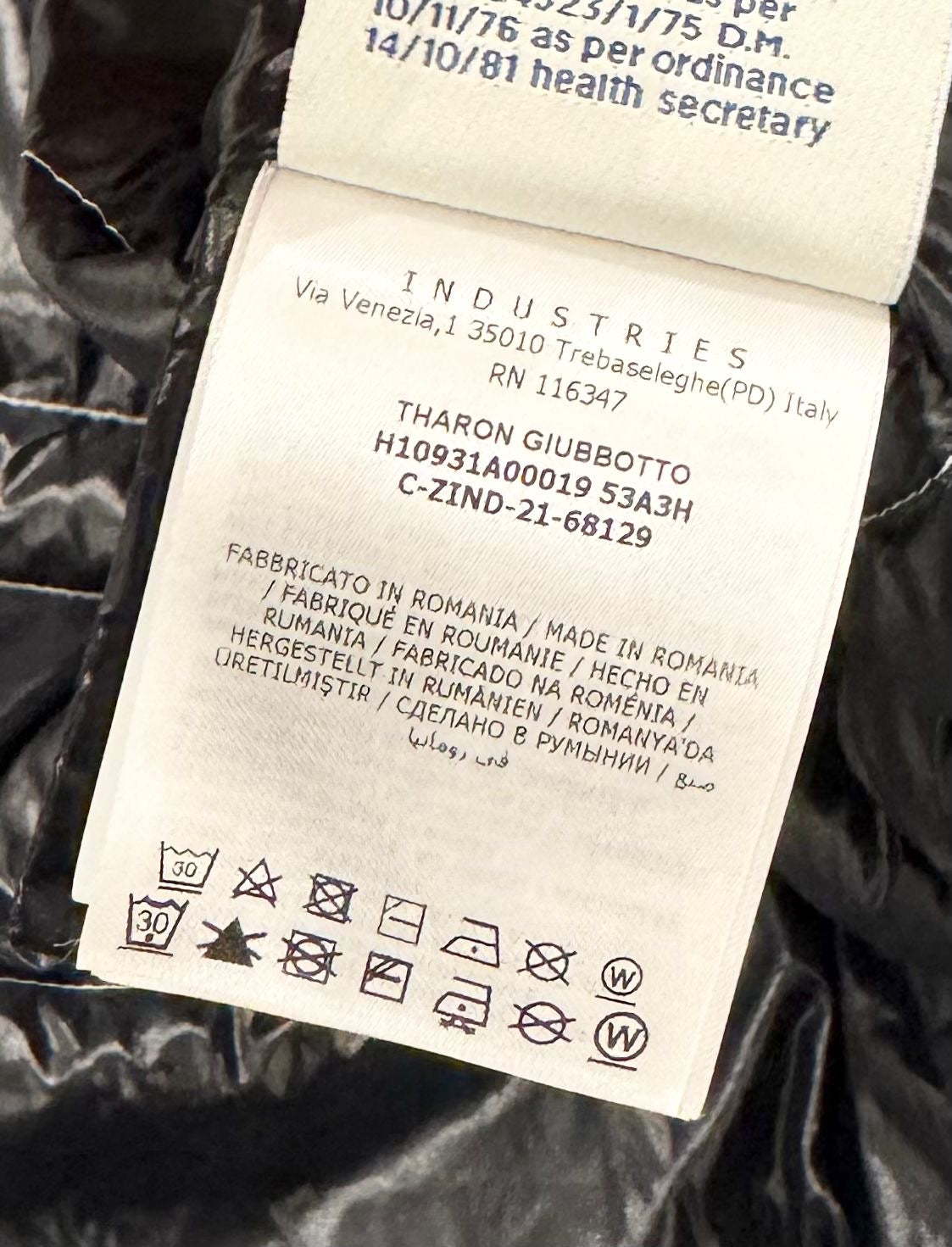 Moncler Tharon White Down Jacket – Size 5 (Fits UK 14-16)