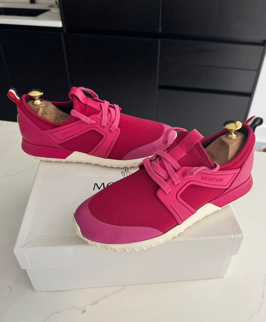 Moncler Fushia Pink Meline Scarpa Trainers - UK 6(EU 39)