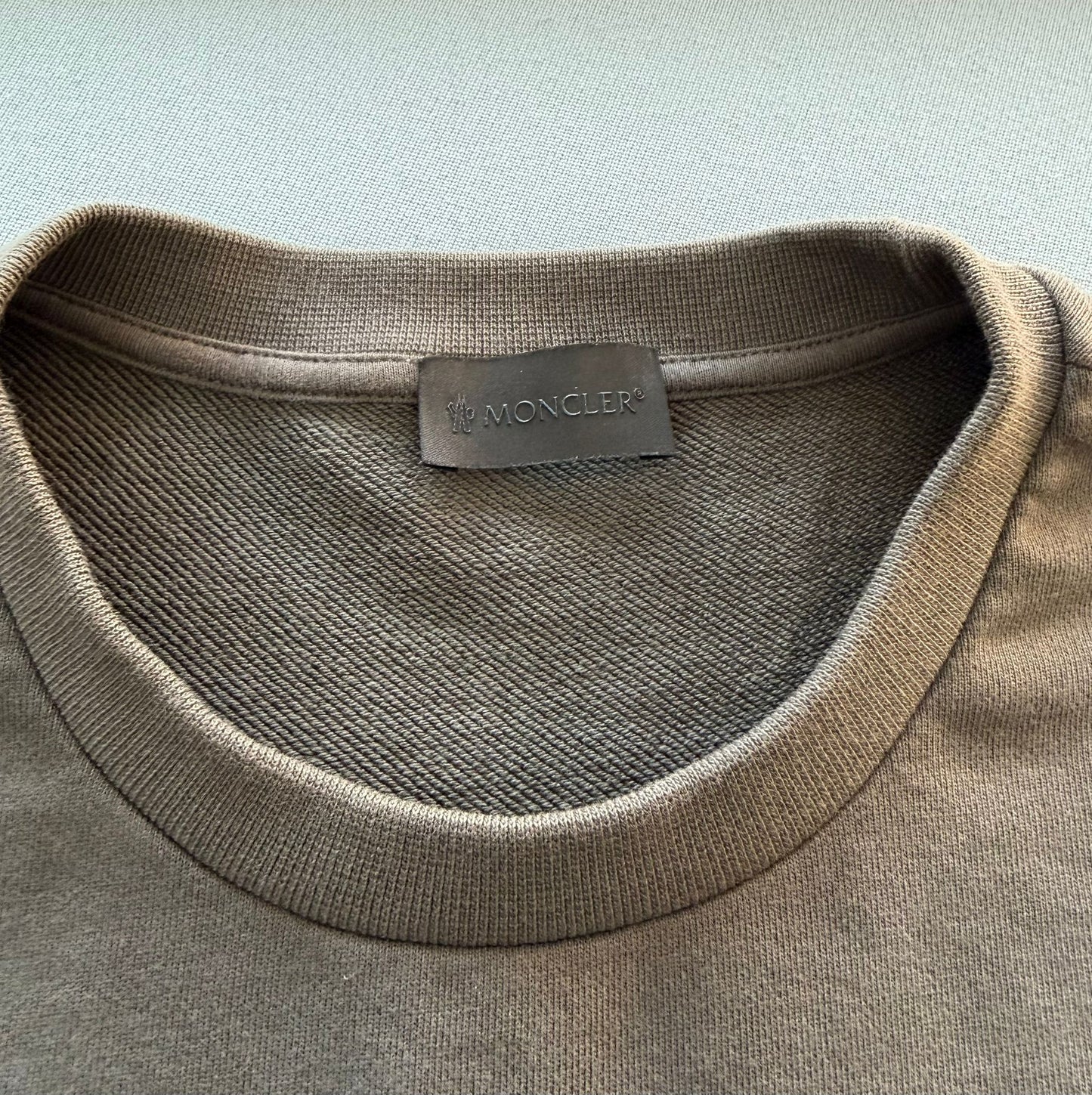Moncler Grey Sweater - Size: XXL (25''ptp)