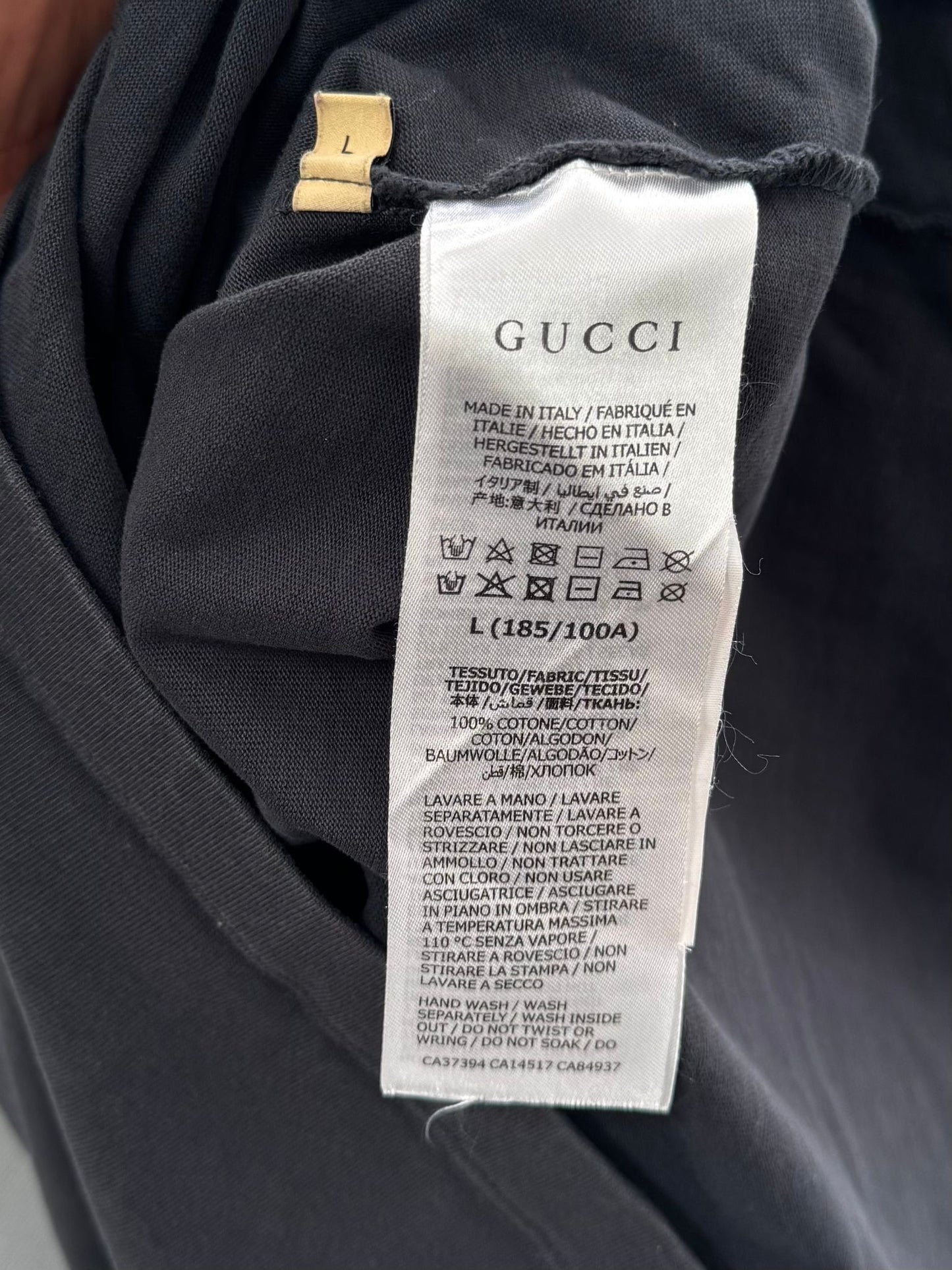 Gucci T-Shirt Blade Print - Large - 23.5”