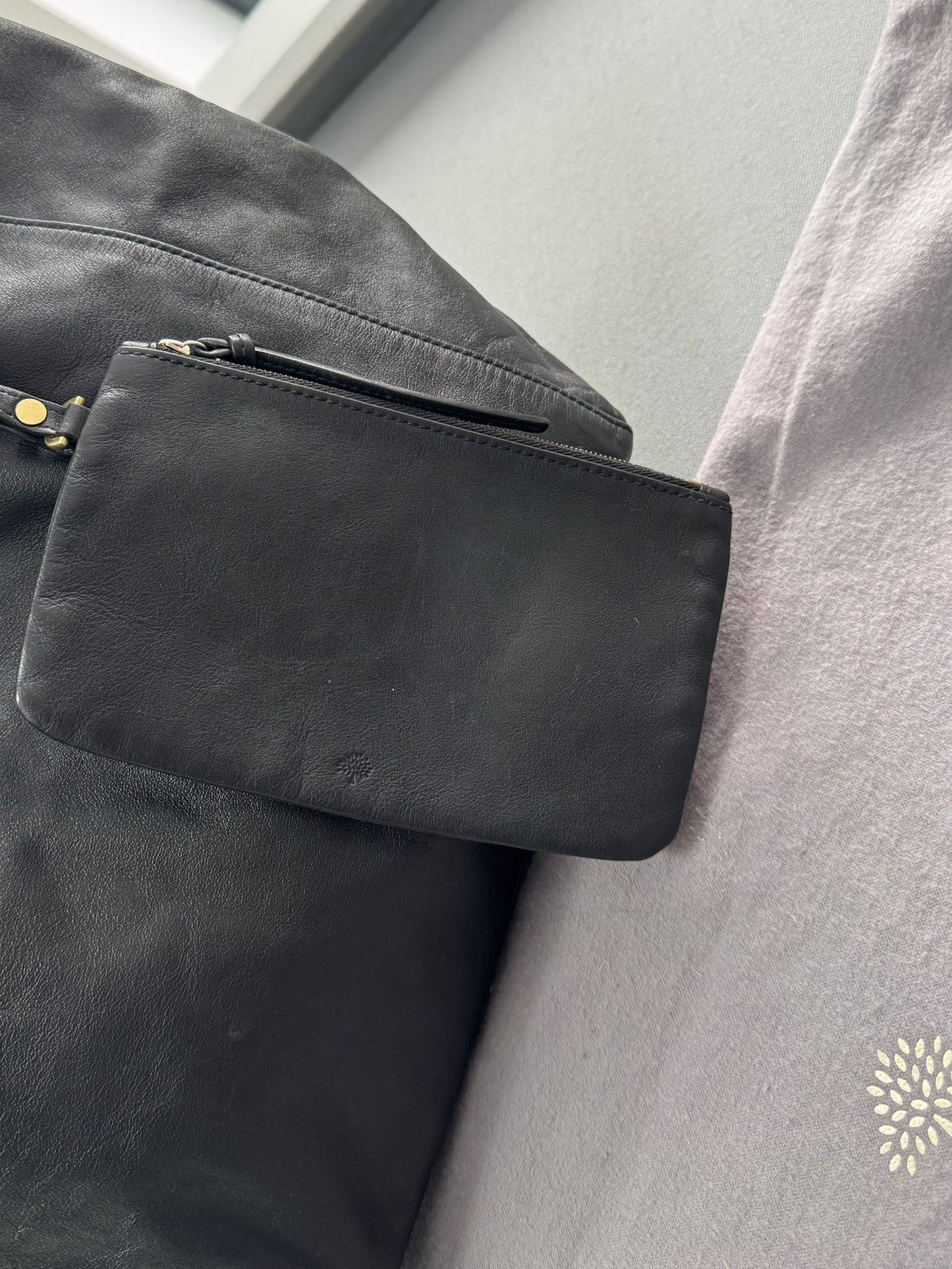 Mulberry Medium Dorset Tote in Black Smooth Touch Nappa Leather