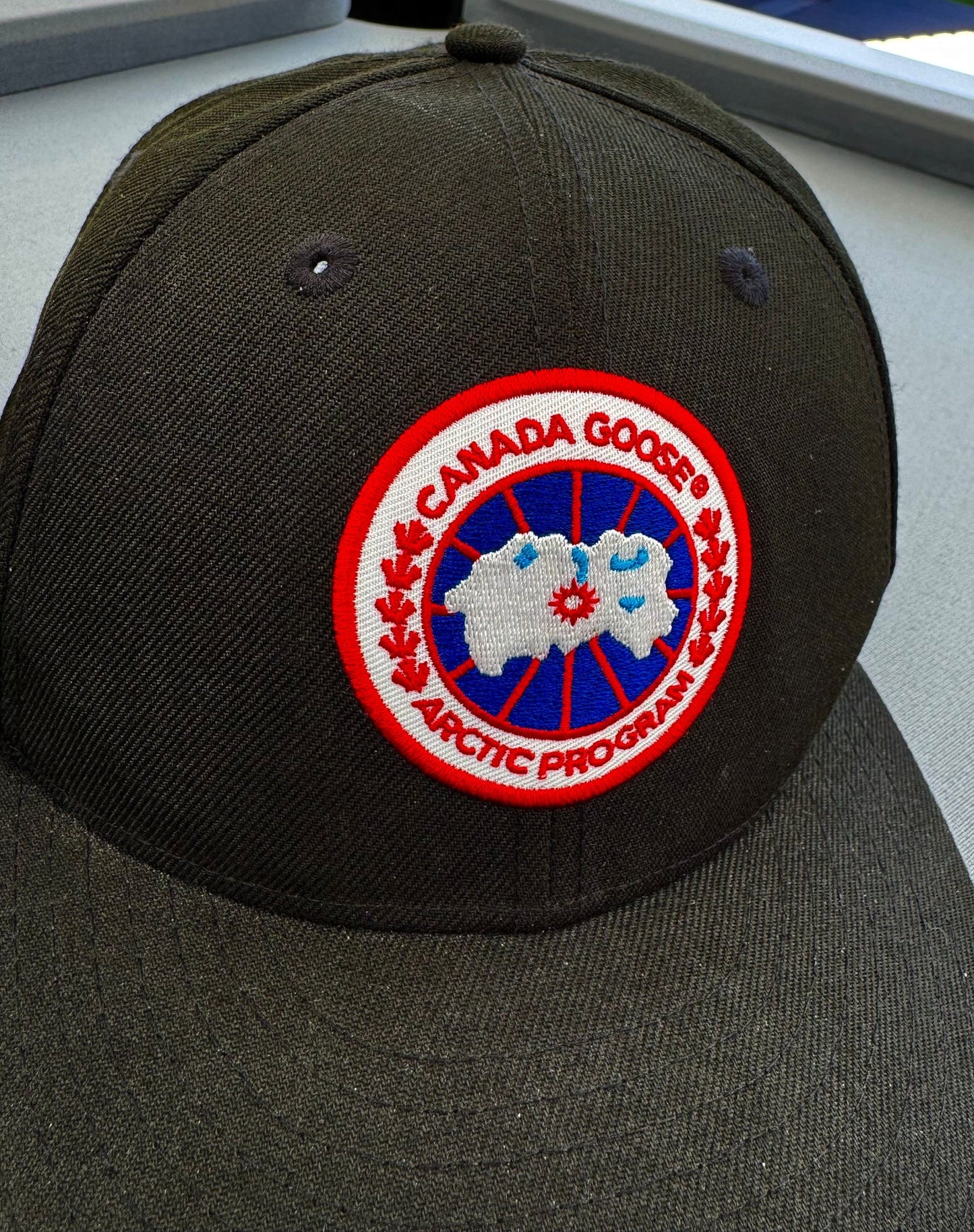 Canada Goose Arctic Disc Black Baseball Cap