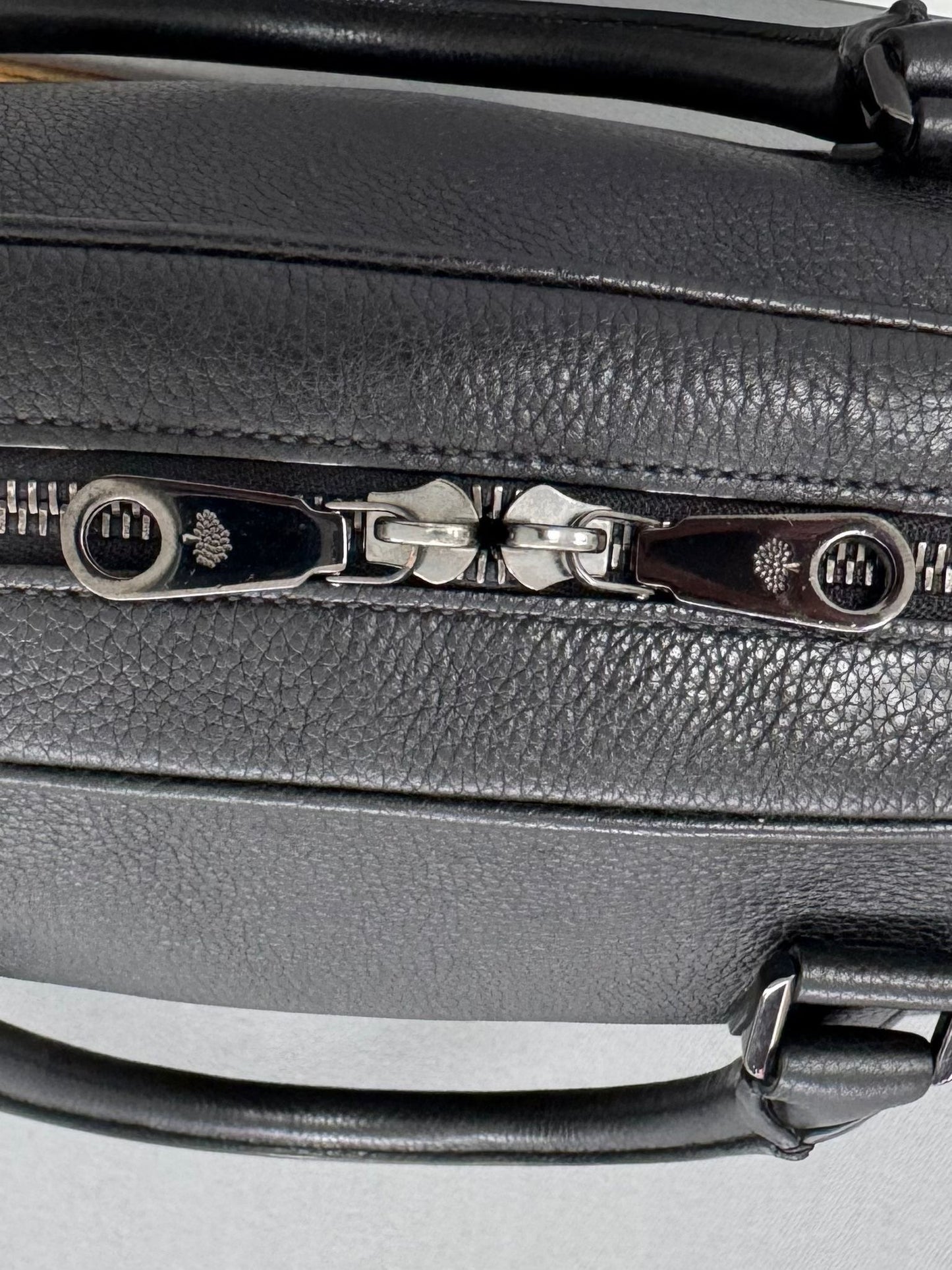 Mulberry Theo Dark Grey Laptop Bag Document Briefcase