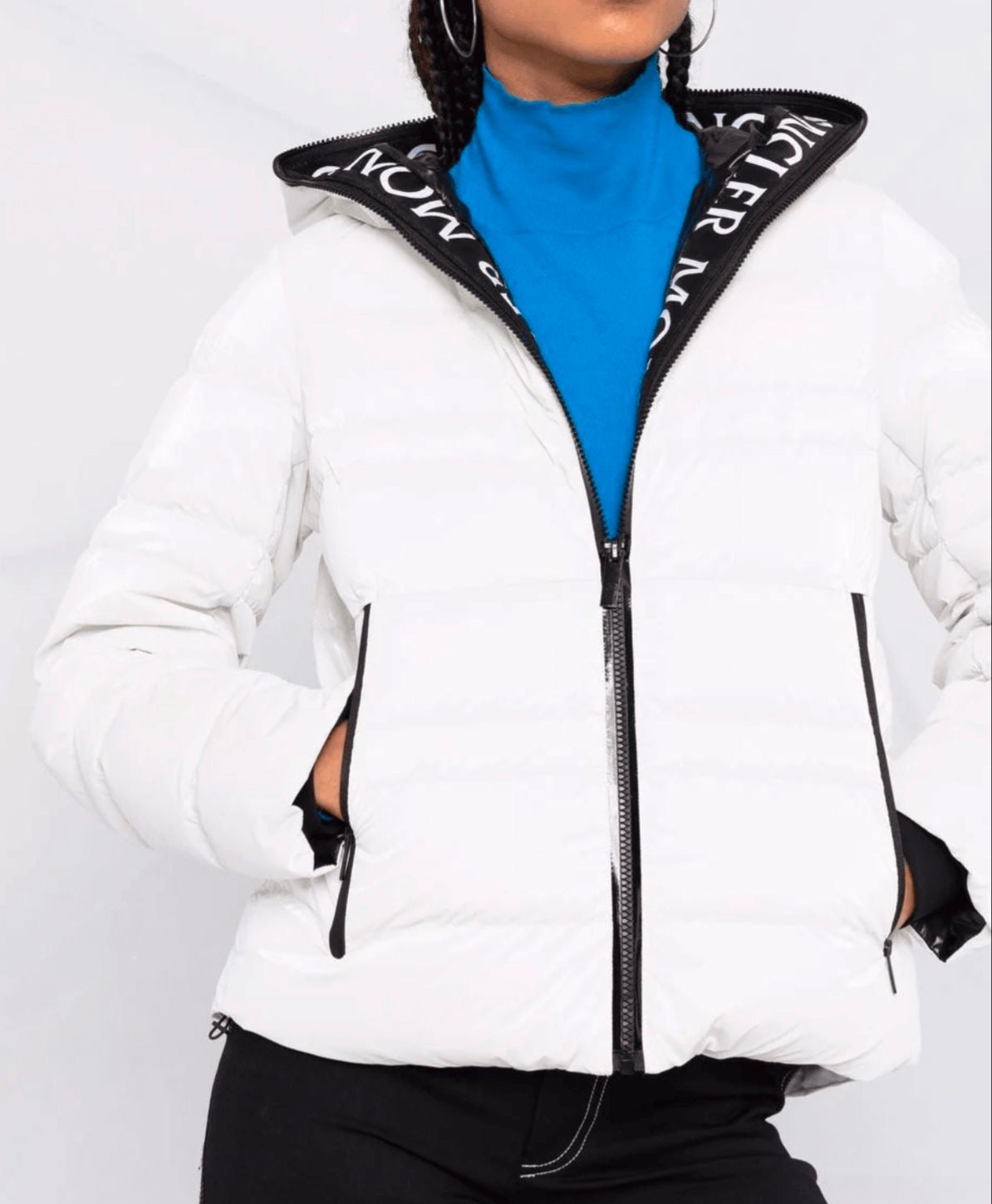 Moncler Tharon White Down Jacket – Size 5 (Fits UK 14-16)