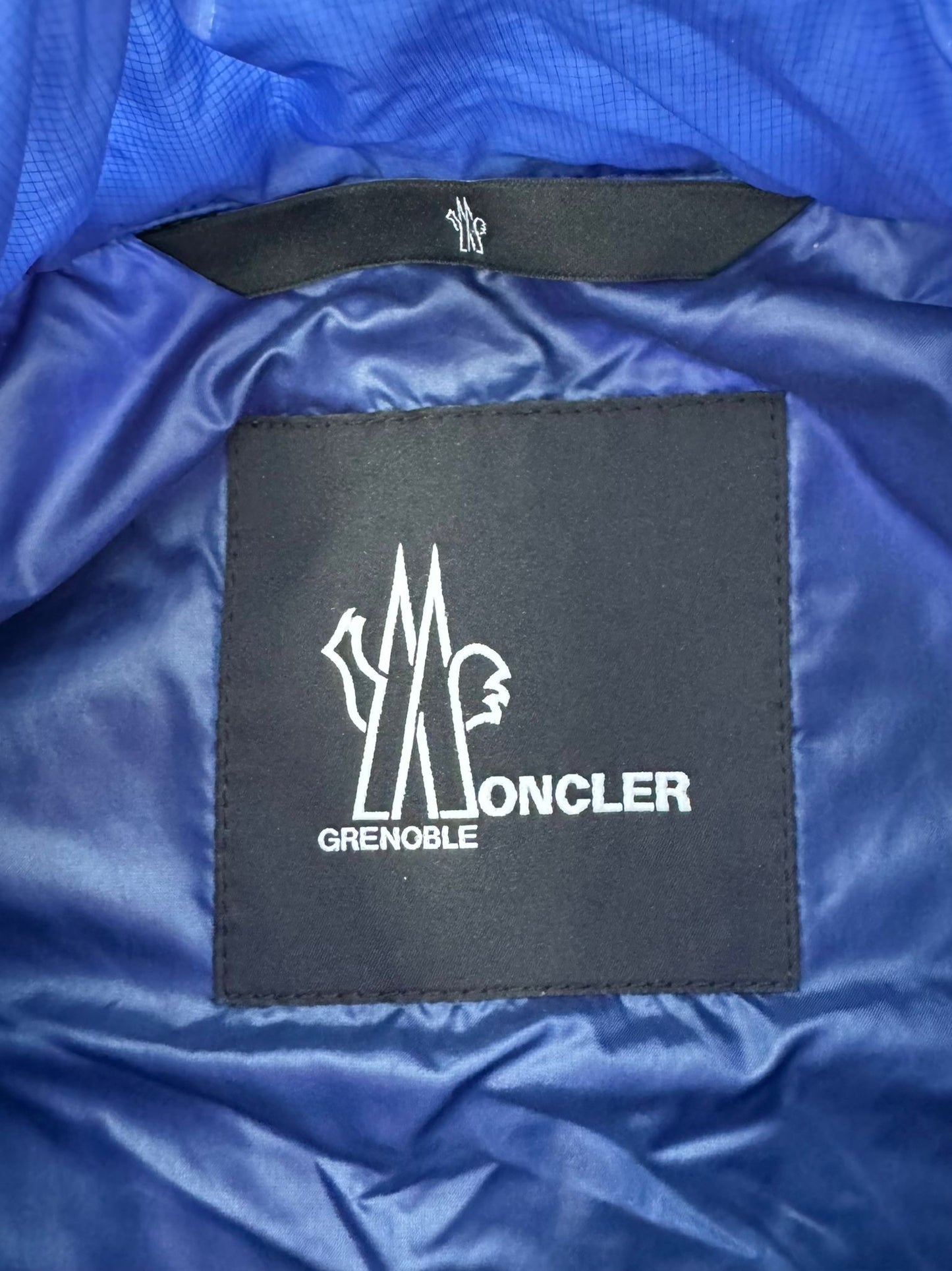 Moncler Grenoble Ollon Blue Gilet - Size: 3 (Medium) 22''ptp