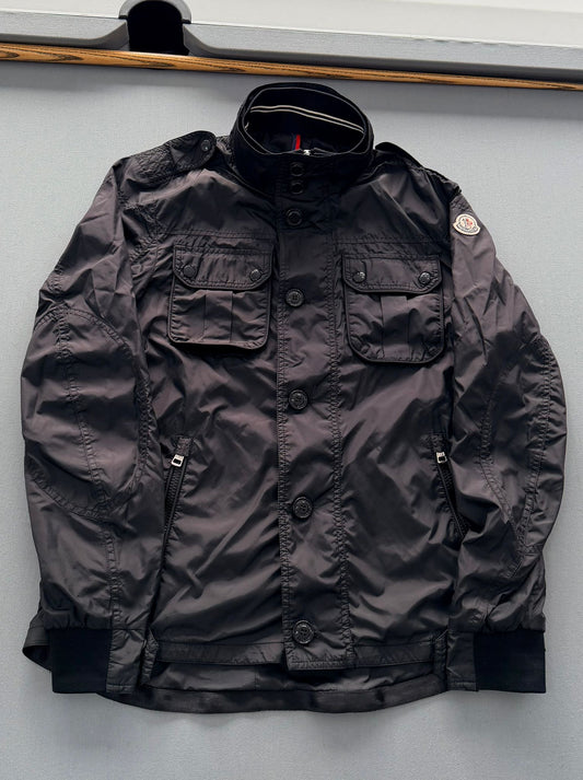 Moncler Black Mate Giubbotto Jacket - Size 2 (21” PTP)