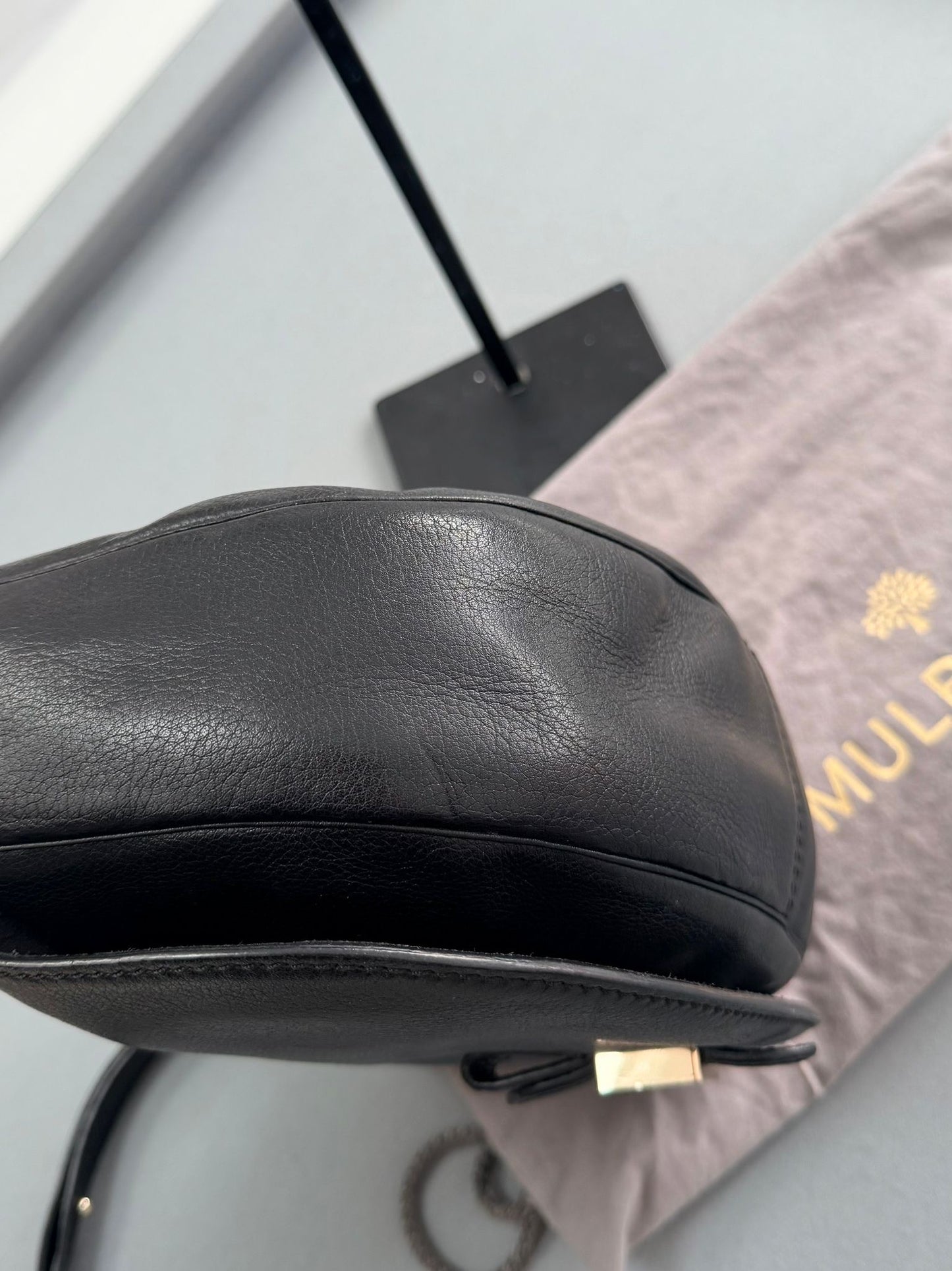 Mulberry Tessie Satchel Black Crossbody Shoulder Bag – Authentic Pre-Loved UK | Westin High End