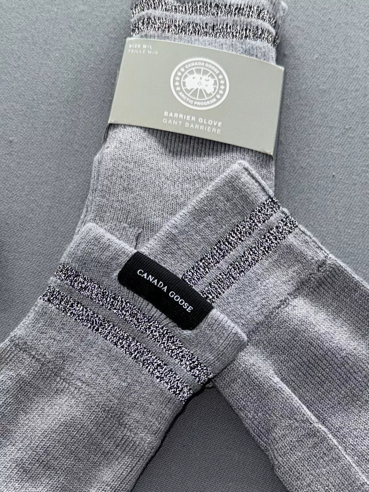 Canada Goose Barrier Reflective Gloves - Heather Grey - L/XL