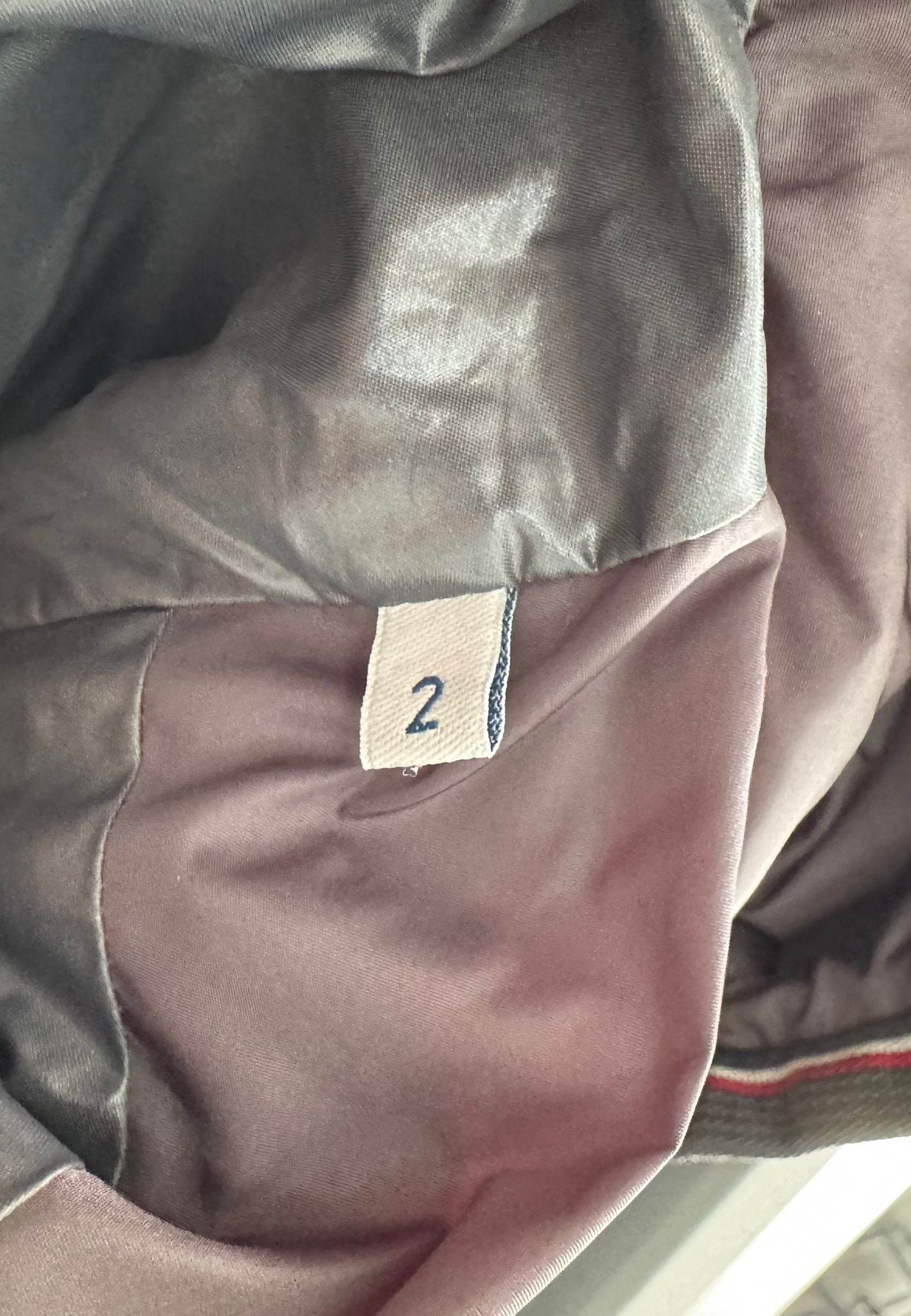 Moncler Millais Grey Down Jacket - Medium - Size 2 (22''ptp)