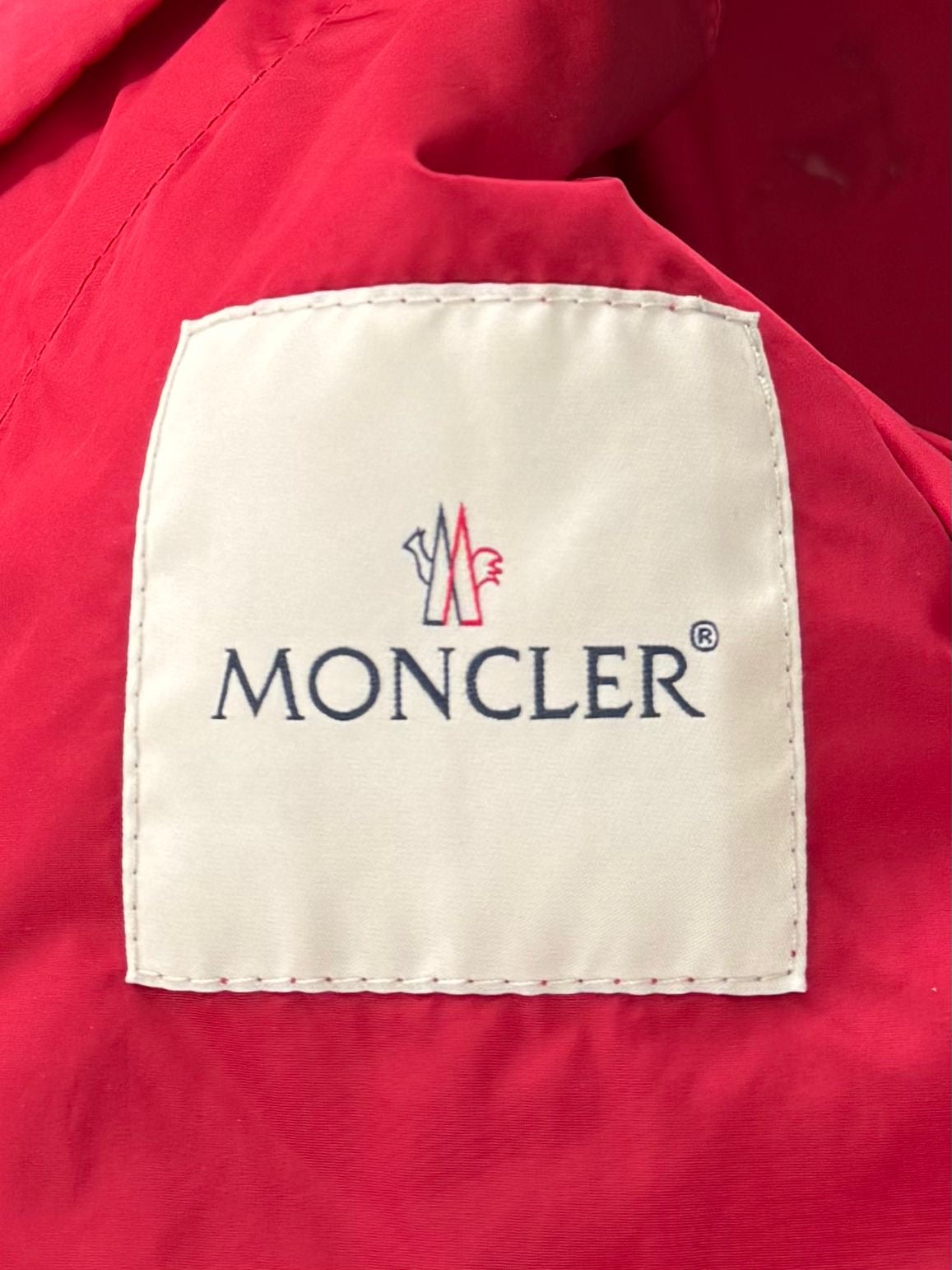 Moncler Red Feyence Jacket - Size 3 - PTP 25.5” - Fits XL / XXL