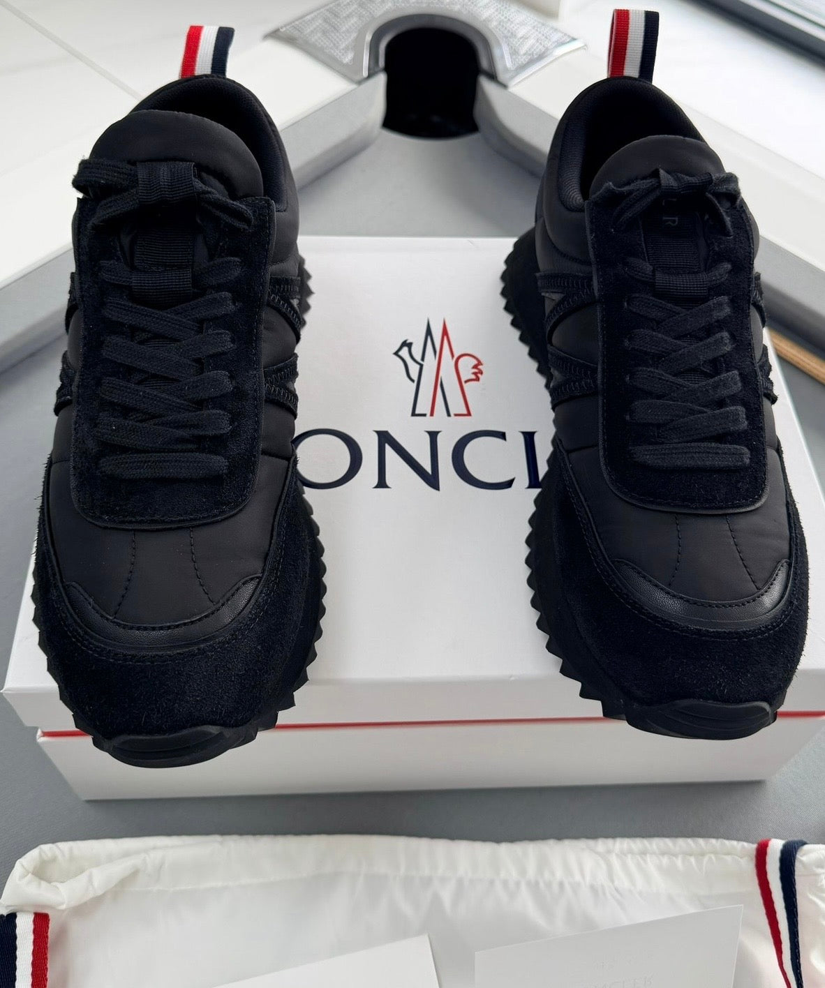 Moncler Pacey Trainers – Black (EU41 / UK7 – Fits UK8)