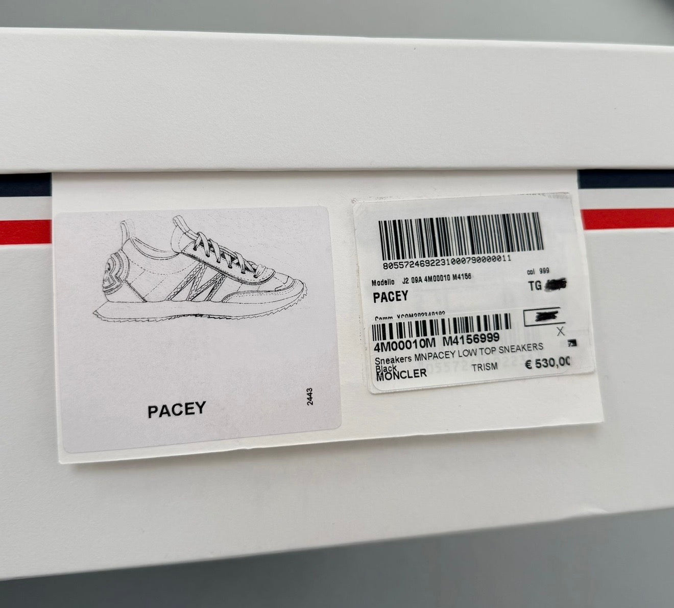 Moncler Pacey Trainers – Black (EU41 / UK7 – Fits UK8)