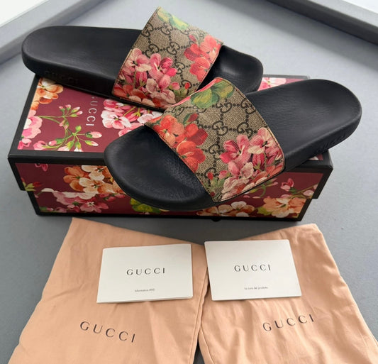 Gucci GG Blooms Slide Sandals – Multi (EU40 / UK7)