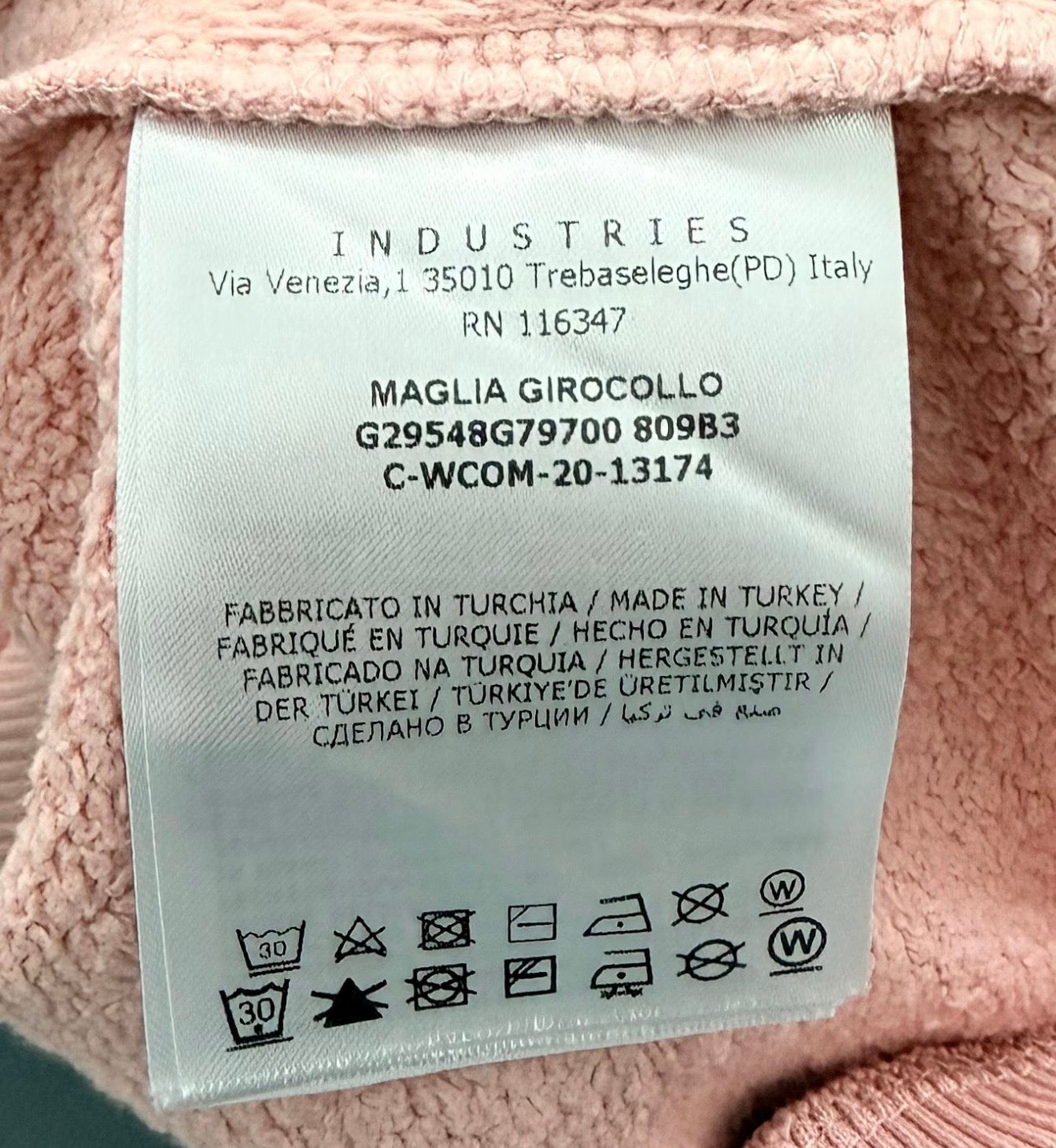 Moncler Logo Sweatshirt – Soft Pink (Age 10)