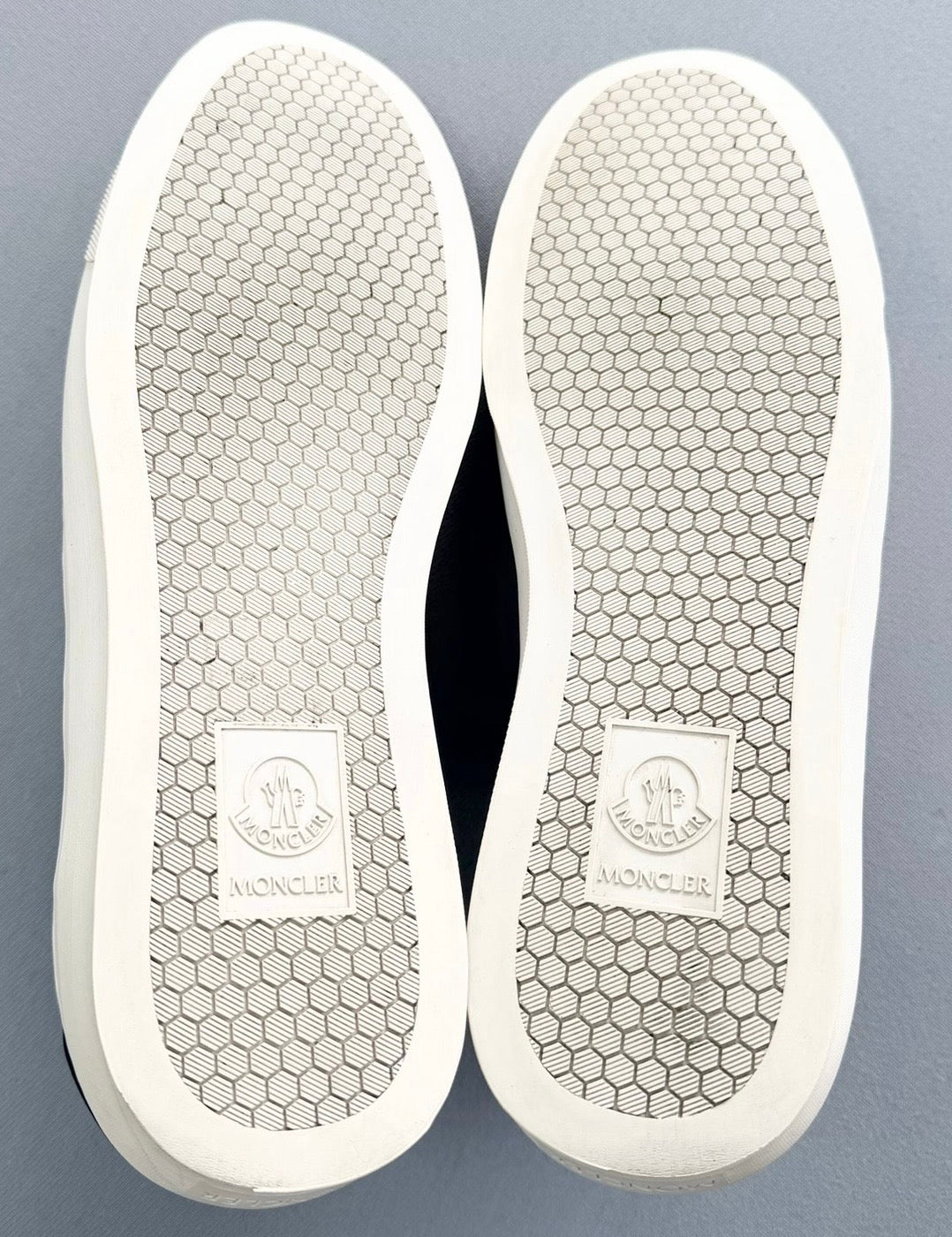 Moncler Monaco Trainers – White Tricolour Stripe (EU45 / UK11)