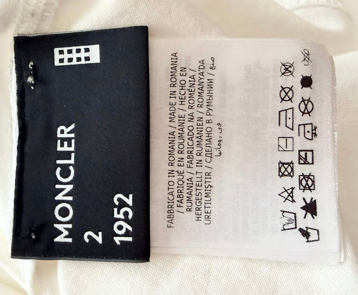Moncler “Rebels in 1952” T-Shirt – White (Size Medium)