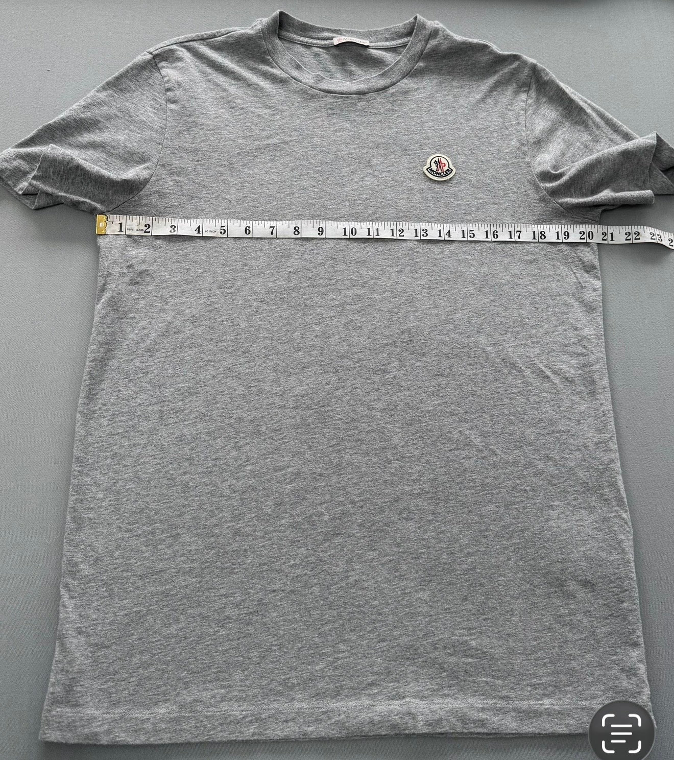 Moncler Logo Patch Cotton T-Shirt – White (Size Large)