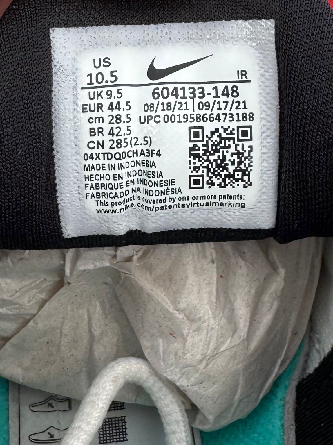 Nike Air Max Plus TN 'White Hyper Jade' - UK 9.5 (Fit UK 9)