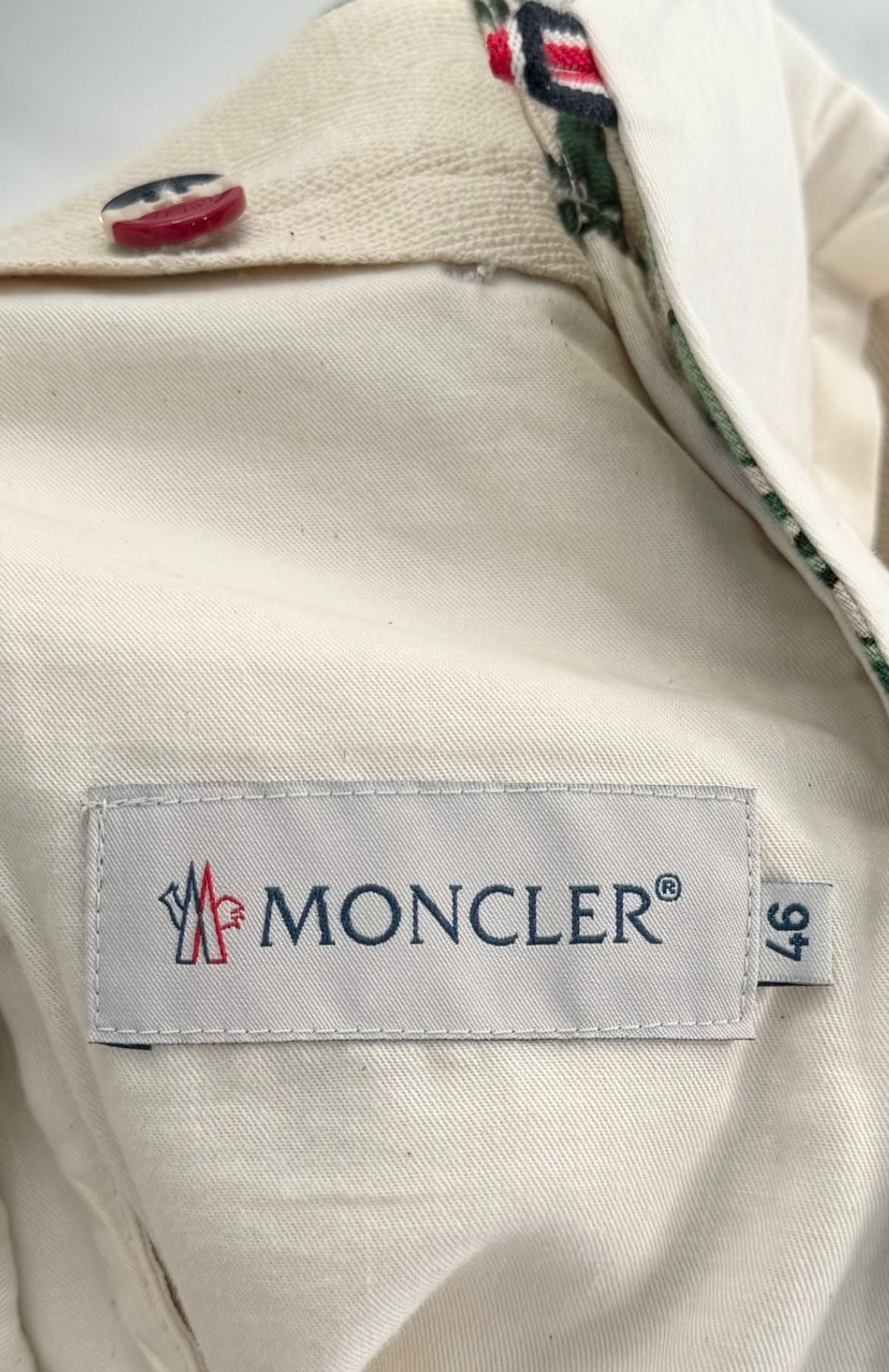 Moncler Palm Printed Chino Shorts & Bucket Hat Set (30” Waist)