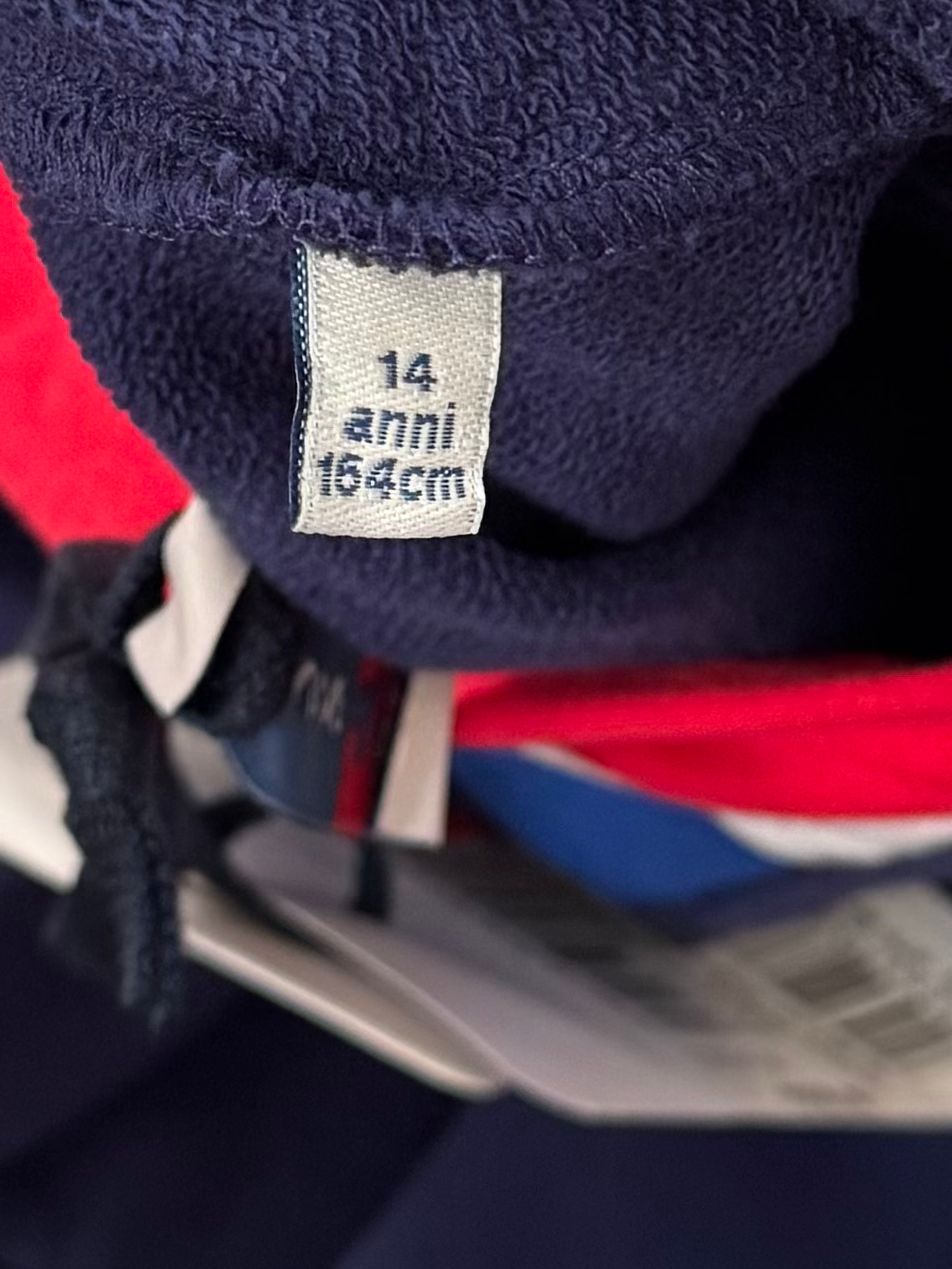 Moncler Zipped Navy Jersey Hooded Top - Age 14 (19” PTP) Brand New