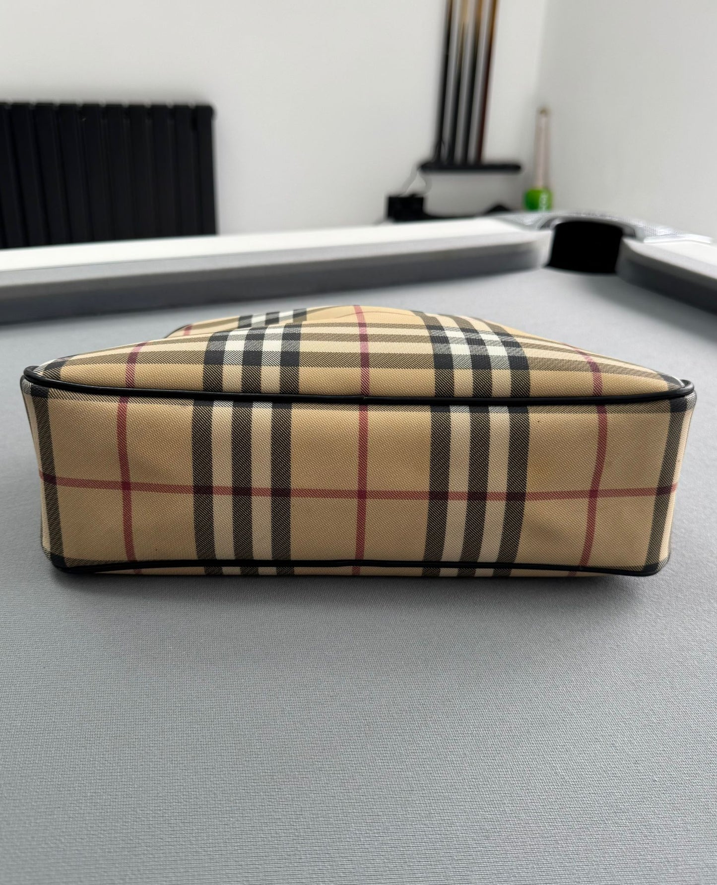 Burberry UPVC  Check Tote Bowling Handbag