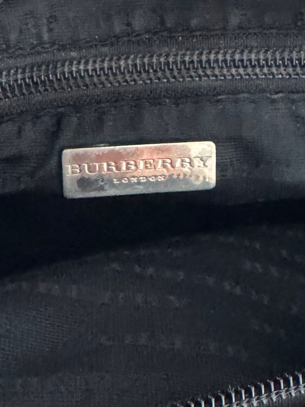 Burberry UPVC  Check Tote Bowling Handbag