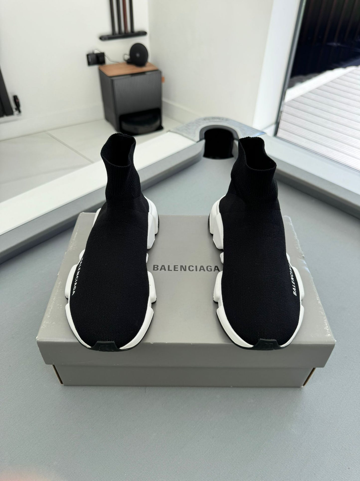 Balenciaga Speed Sock Black Trainers Size UK4 (EU37)