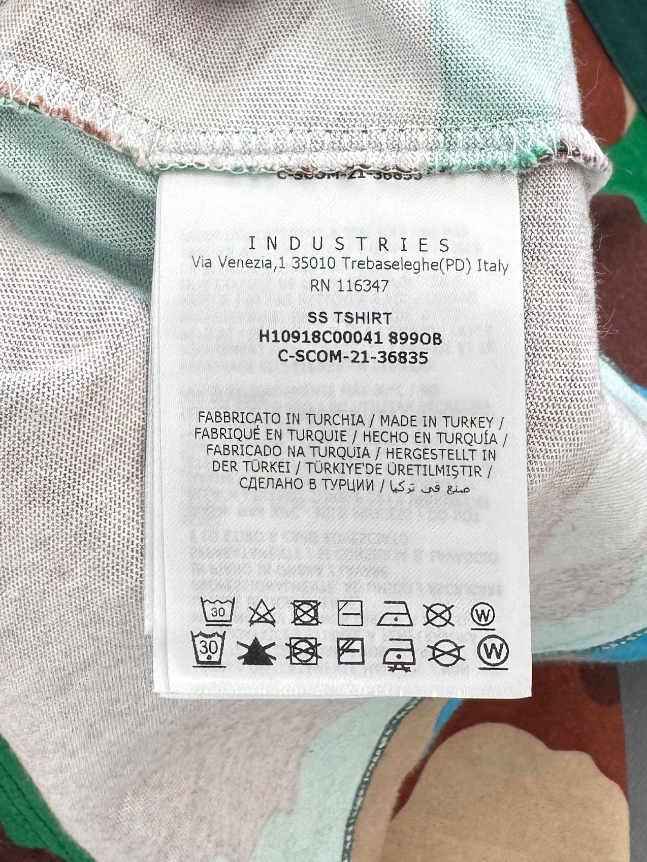 Moncler Camo T-Shirt - XL (24” PTP)