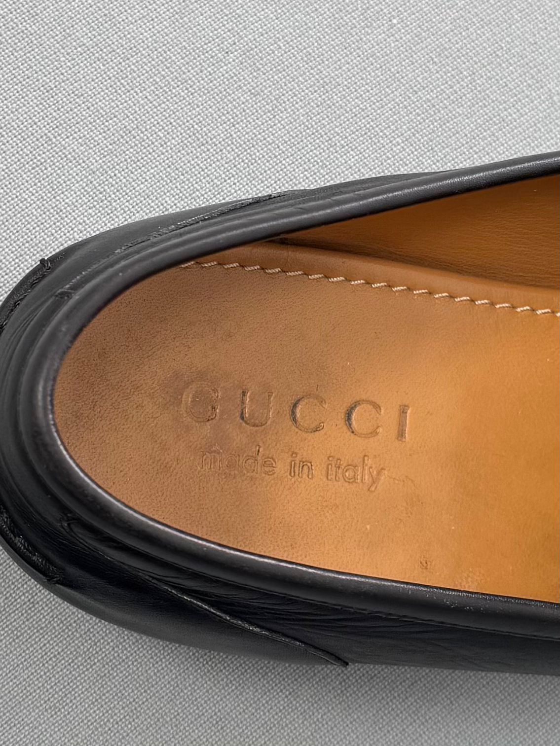 Gucci Jordaan Horsebit-Embellished Black Leather Loafers - UK8.5 (EU42.5)