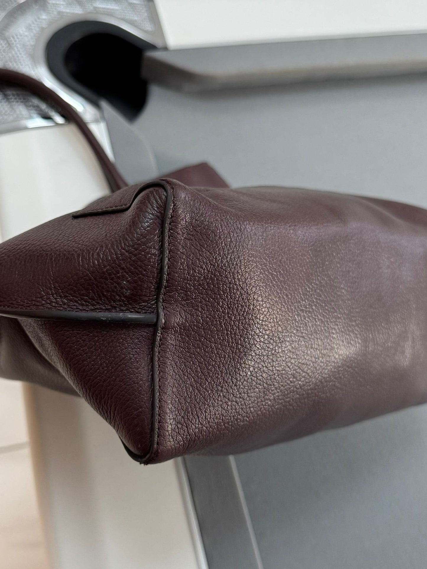 Mulberry Blossom Tote in Oxblood Classic Grain Leather
