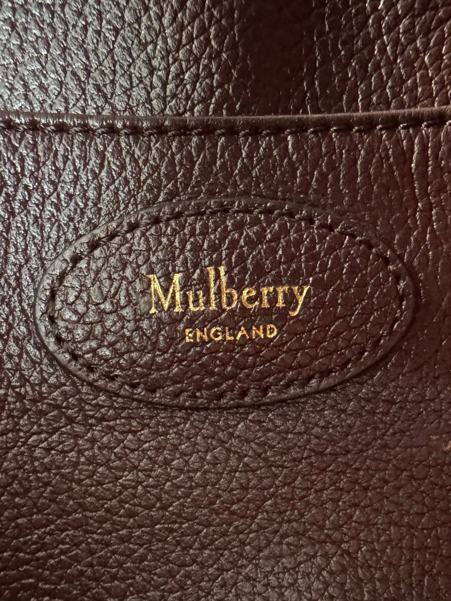 Mulberry Blossom Tote in Oxblood Classic Grain Leather