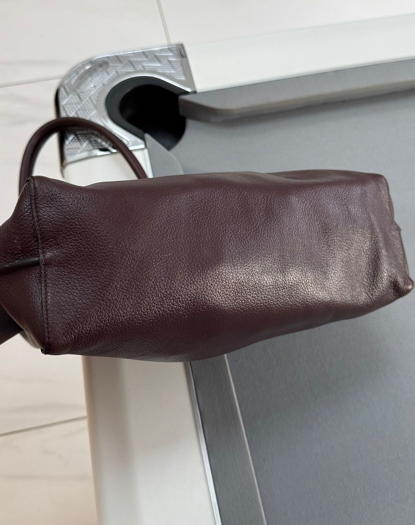 Mulberry Blossom Tote in Oxblood Classic Grain Leather