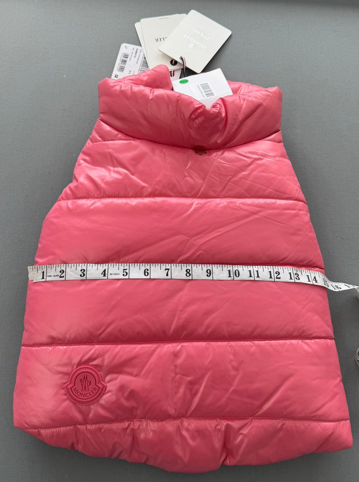Moncler Genius Moncler X Poldo Dog Pink Couture Padded Dog Jacket - Size 3