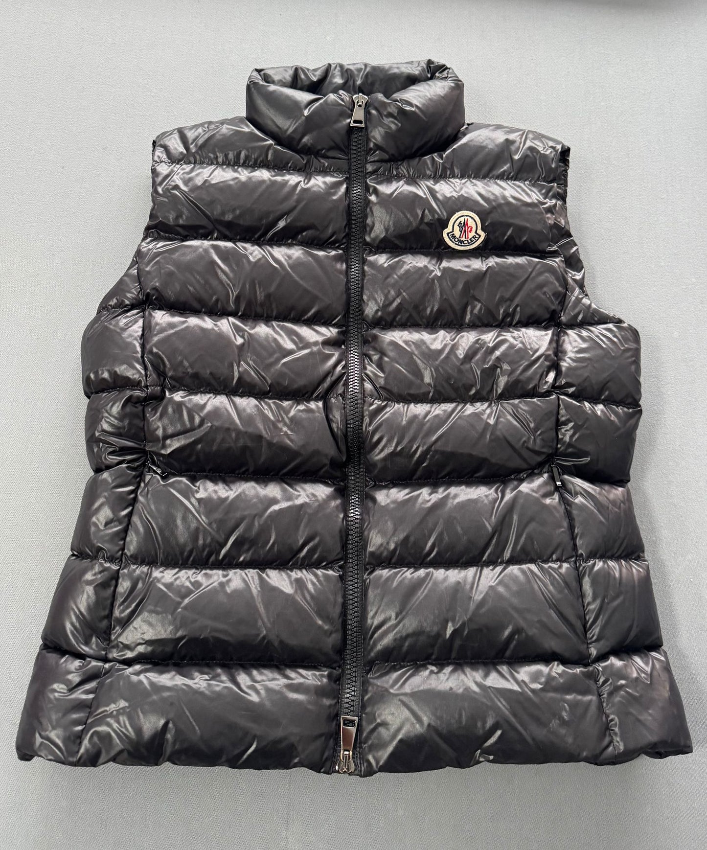 Moncler Ghany Black Padded Shell-Down Gilet - Size 2 - 20” PTP - Fits UK 12