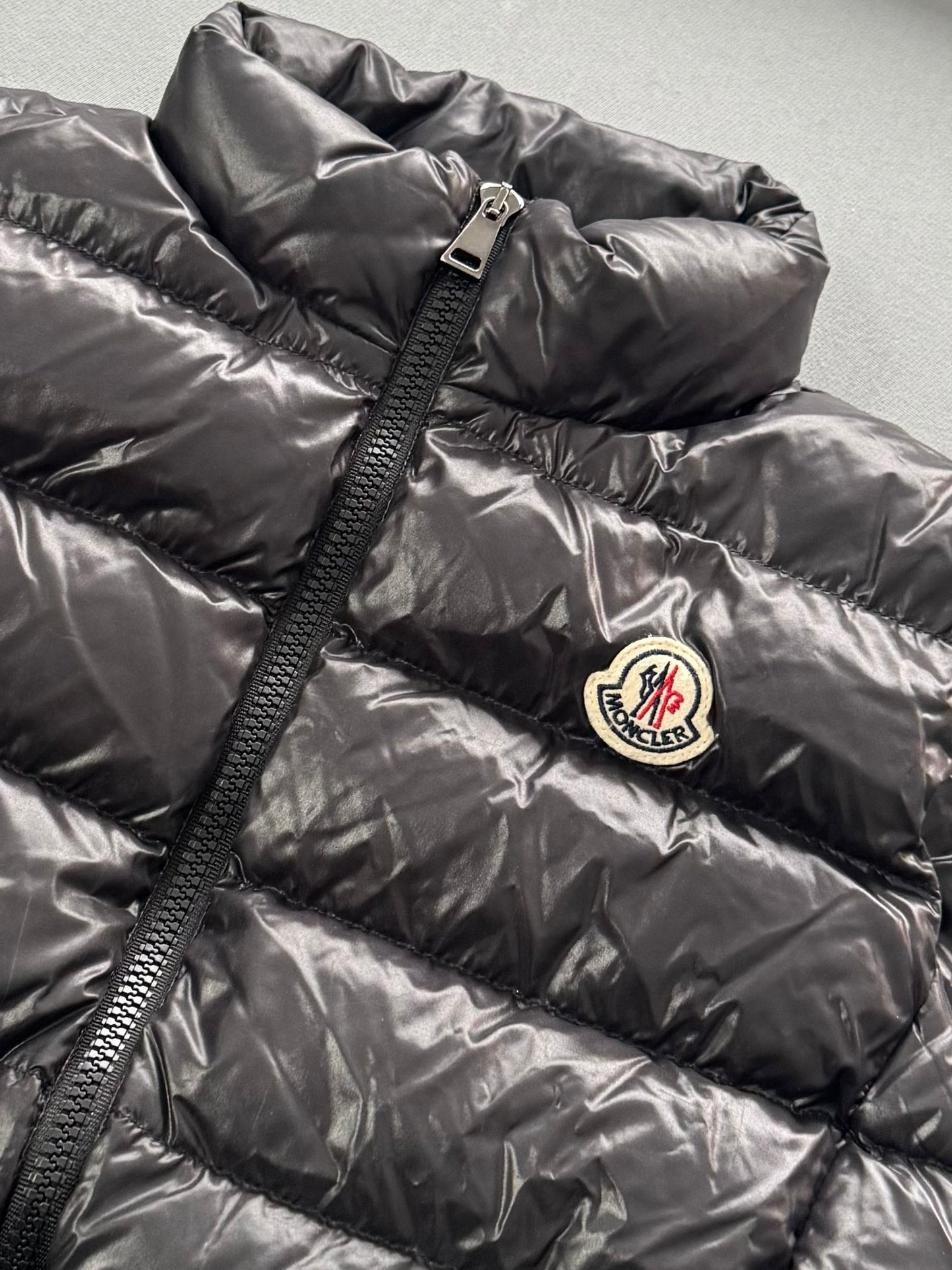 Moncler Ghany Black Padded Shell-Down Gilet - Size 2 - 20” PTP - Fits UK 12
