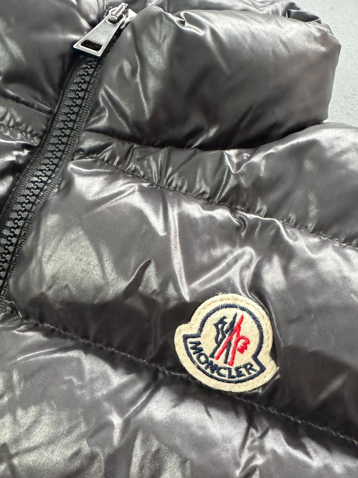 Moncler Ghany Black Padded Shell-Down Gilet - Size 2 - 20” PTP - Fits UK 12