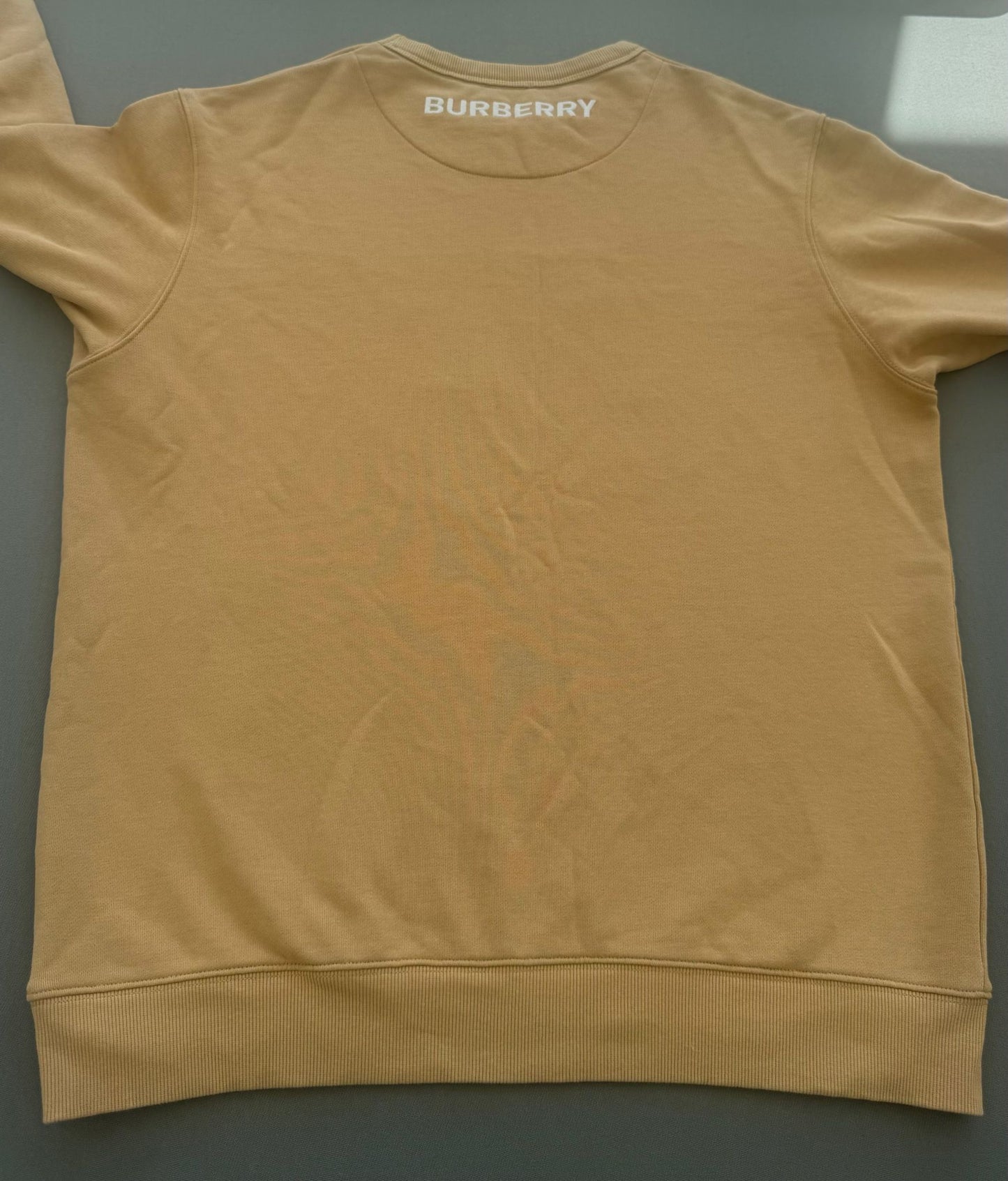 Burberry Beige Treadwell Deer Sweatshirt - XL(23''PTP)