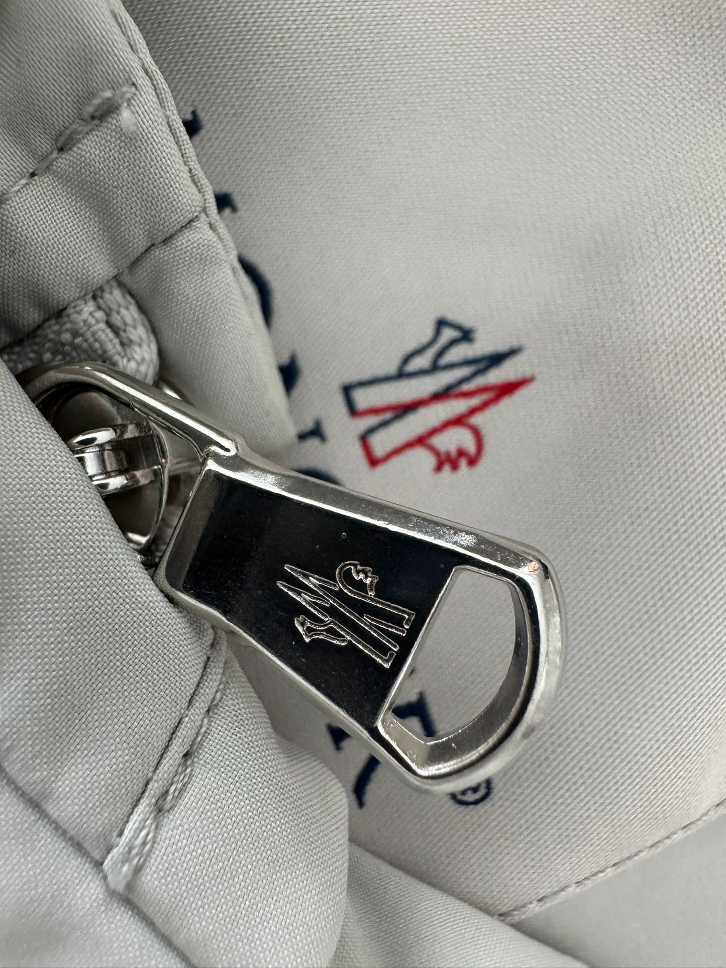 Moncler Light Grey Bergerie Jacket - Size 3 (23''ptp)