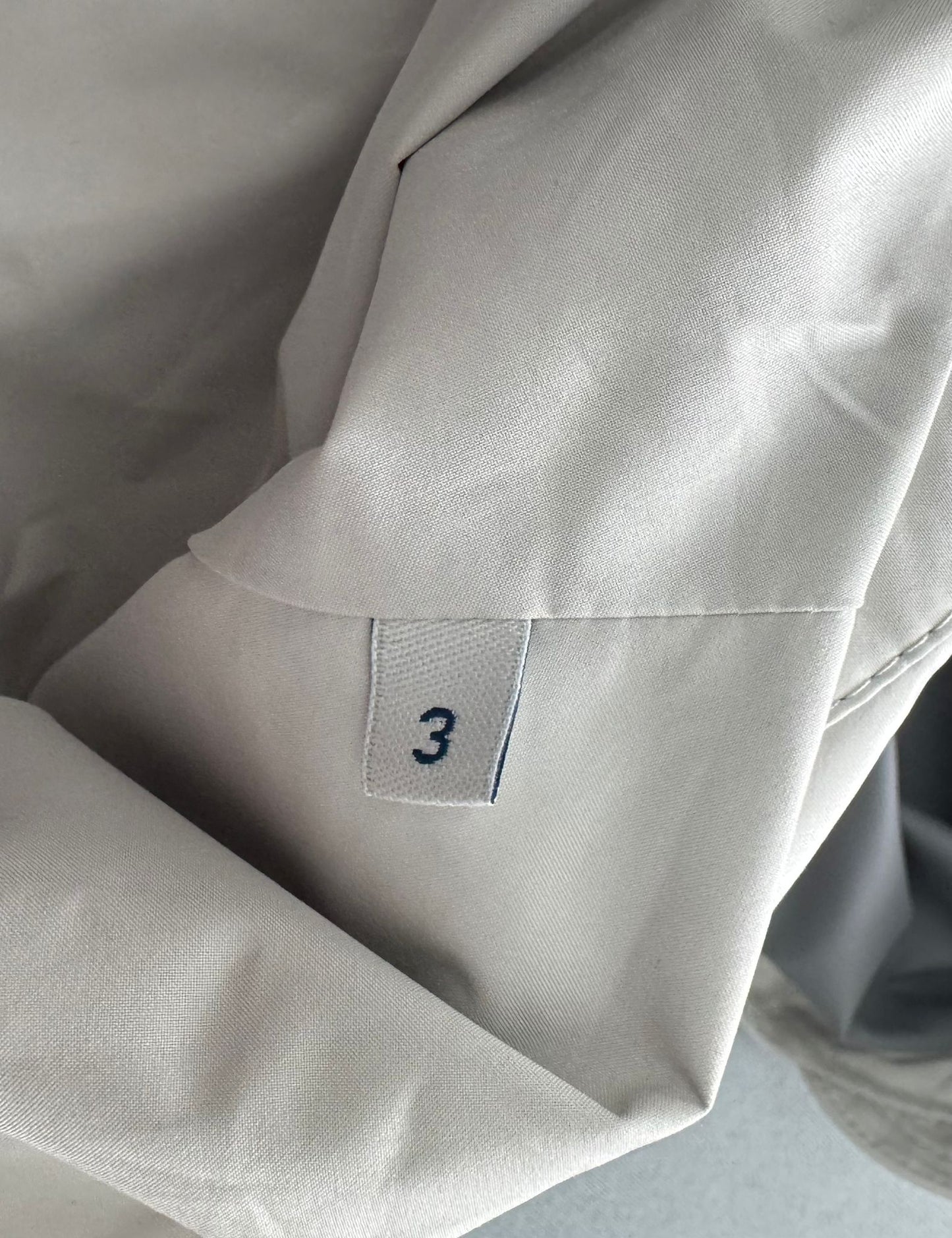 Moncler Light Grey Bergerie Jacket - Size 3 (23''ptp)