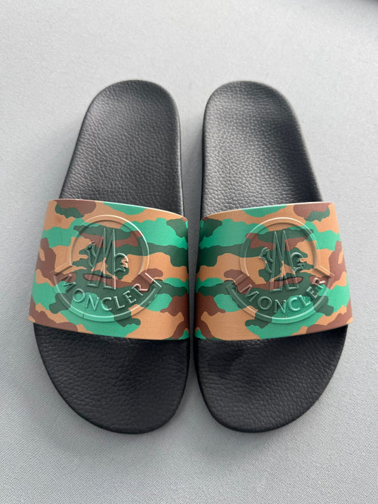 `Moncler Basile Camo Sliders - Size UK10 (EU44)