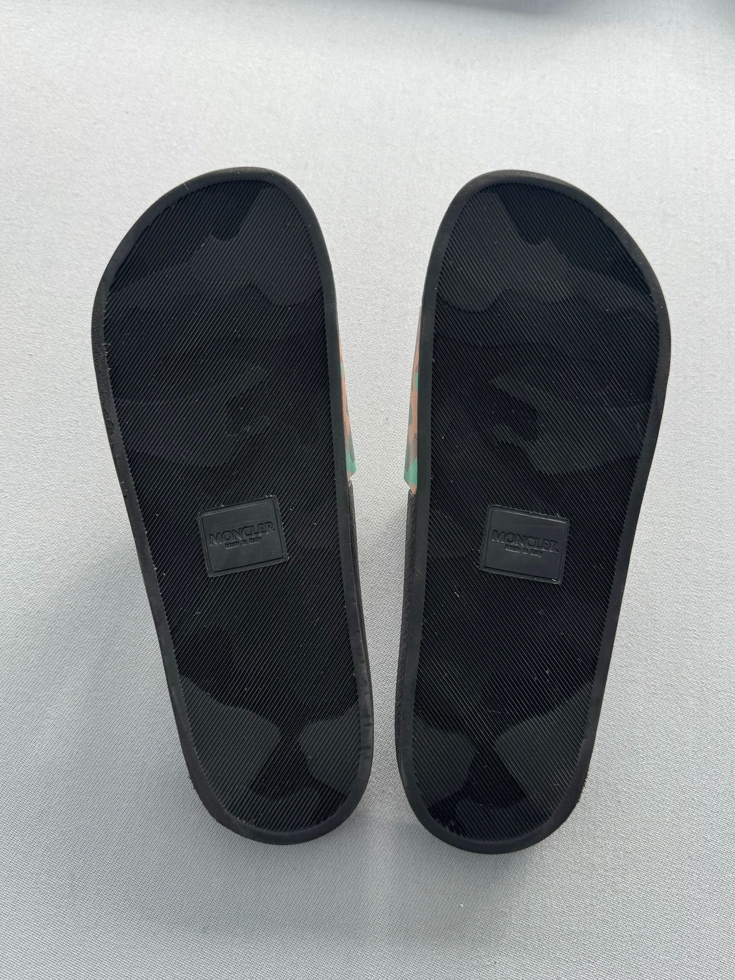 `Moncler Basile Camo Sliders - Size UK10 (EU44)