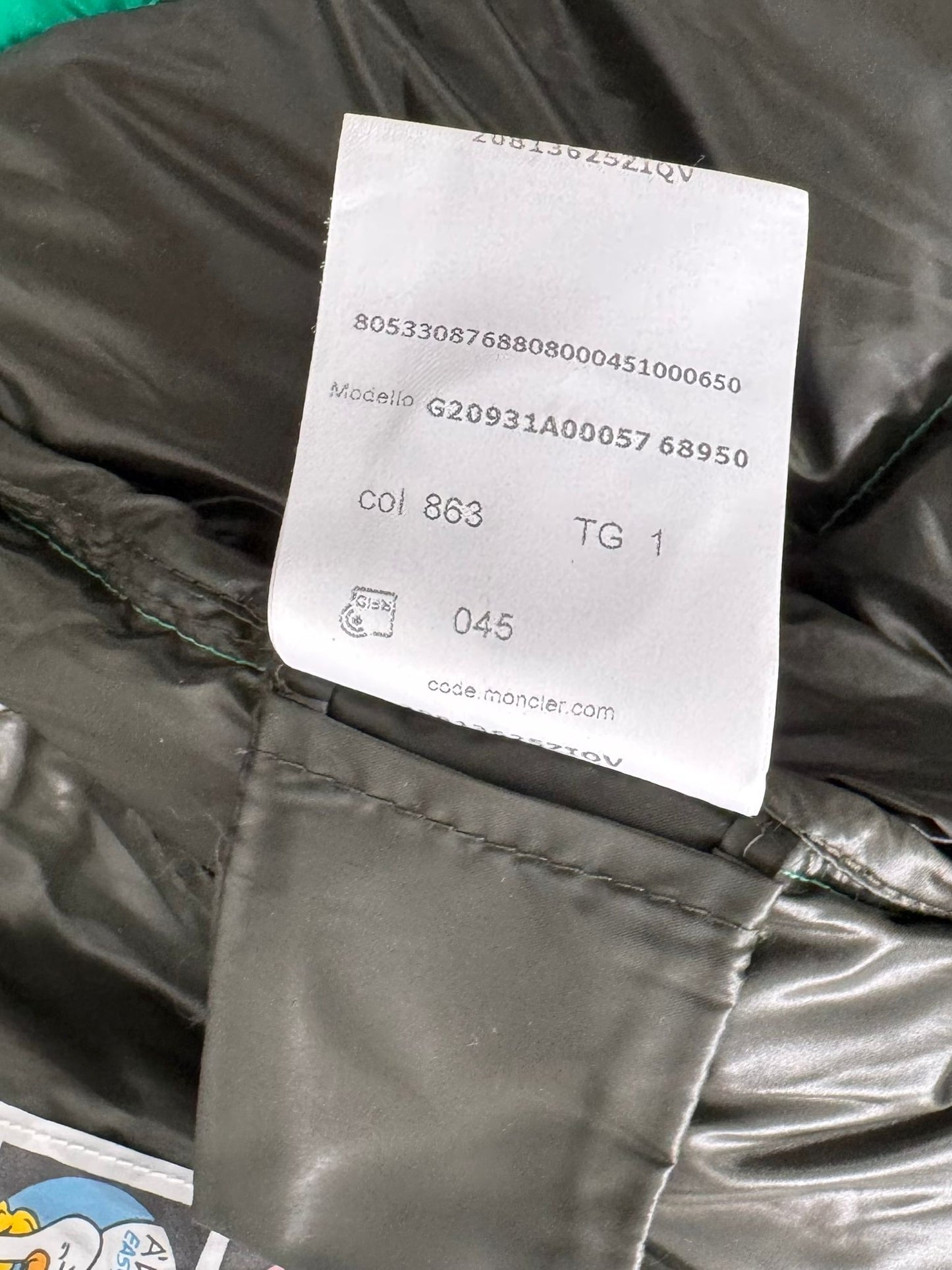 Moncler Green Alpiste Down Gilet - UK 8 (20''ptp)