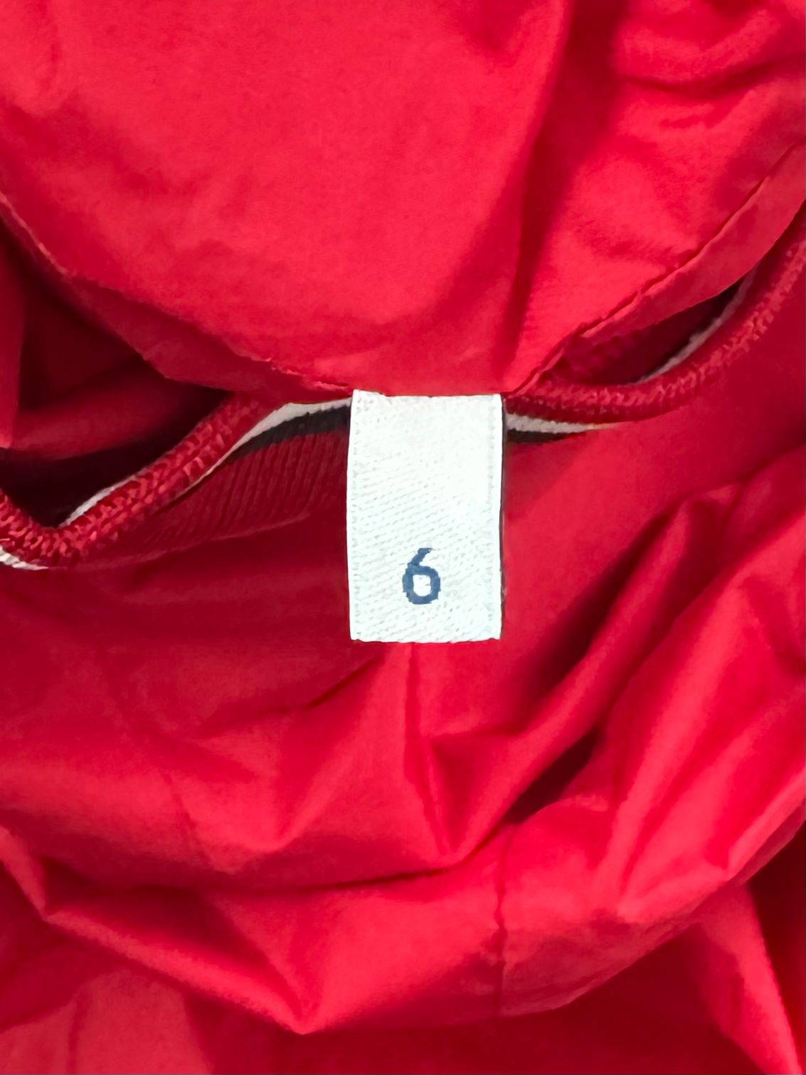 Moncler Albert Red Bomber Jacket - Size 6 (25''ptp)