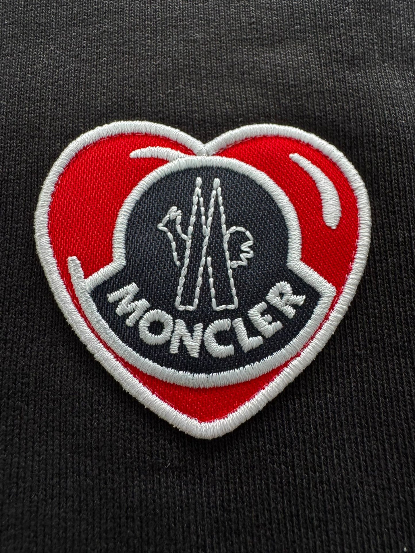 Moncler Logo-appliqué cotton sweatshirt - Size: Medium (22''ptp)
