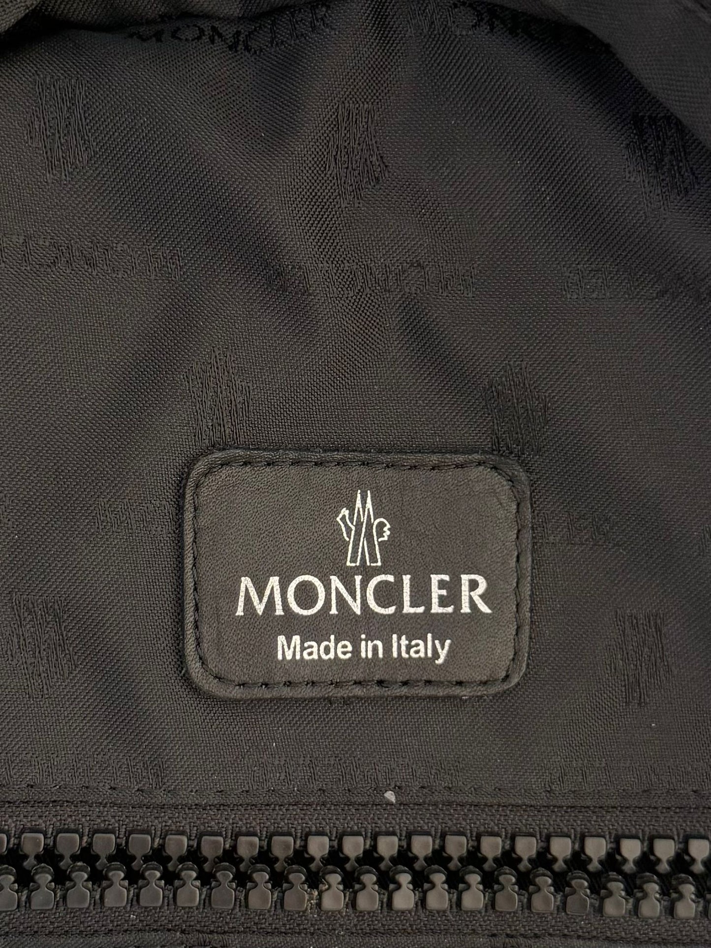 Moncler Gigi Nylon Quilted Black Backpack