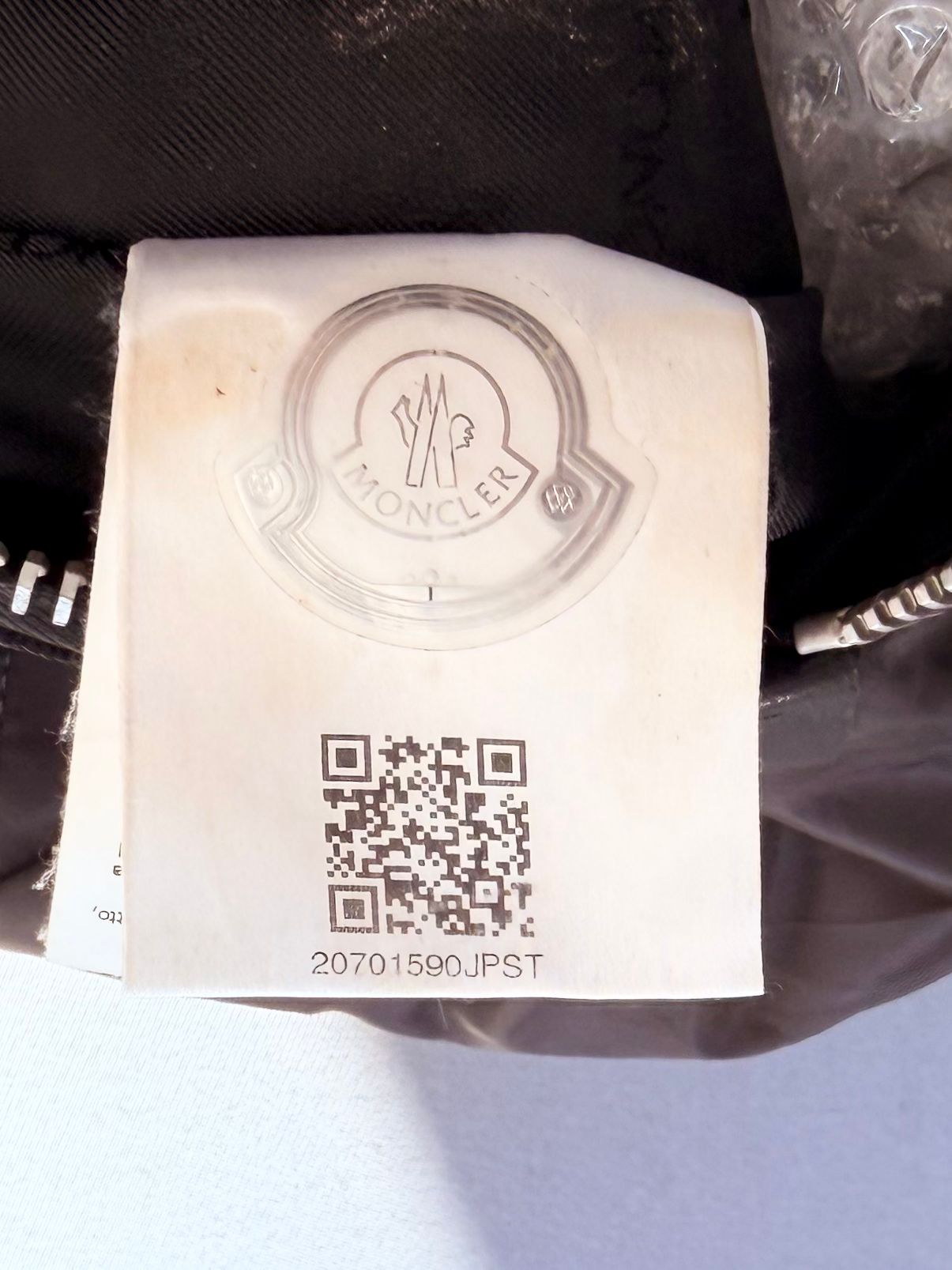 Moncler Gigi Nylon Quilted Black Backpack